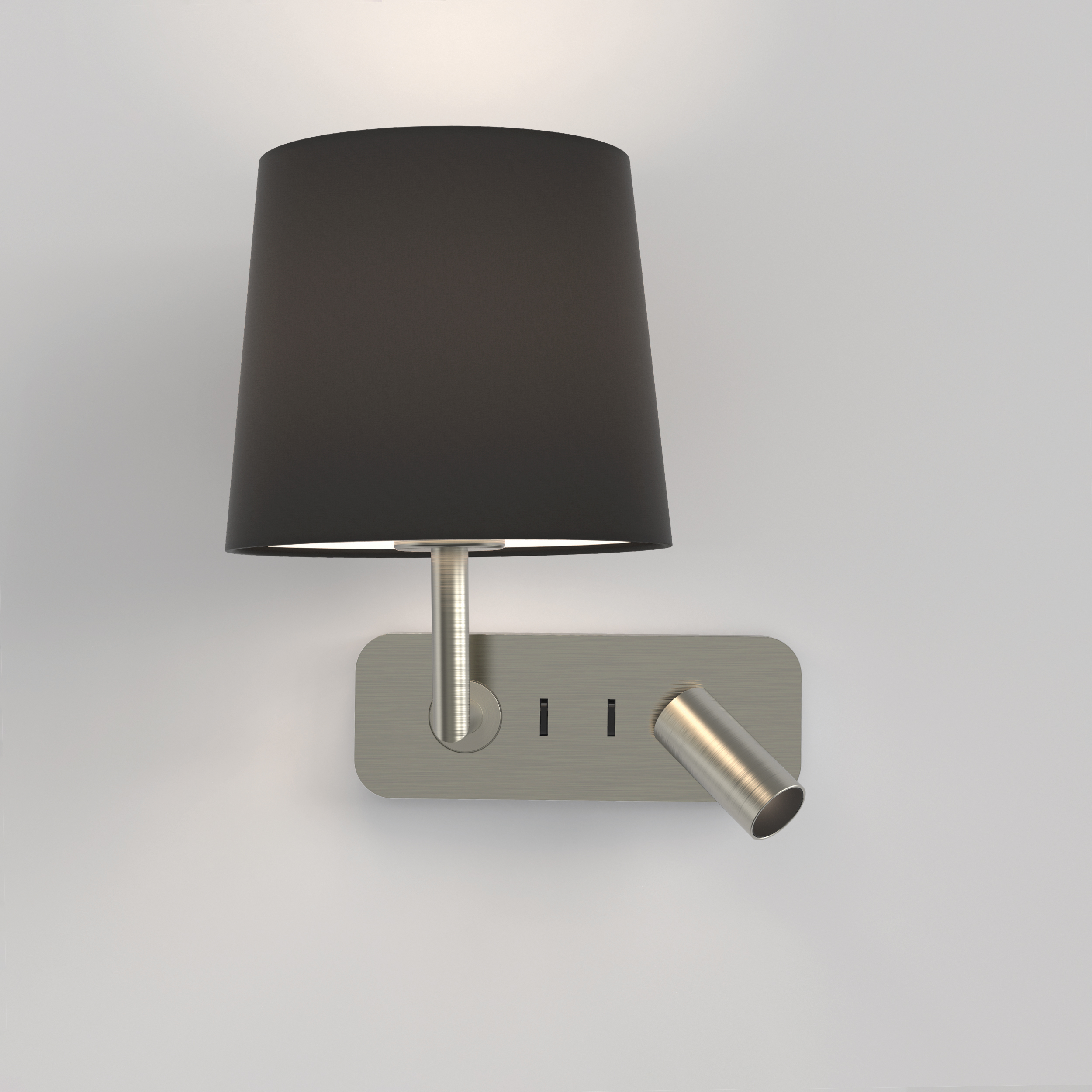 Side by Side LED WL 2700K mat nikkel