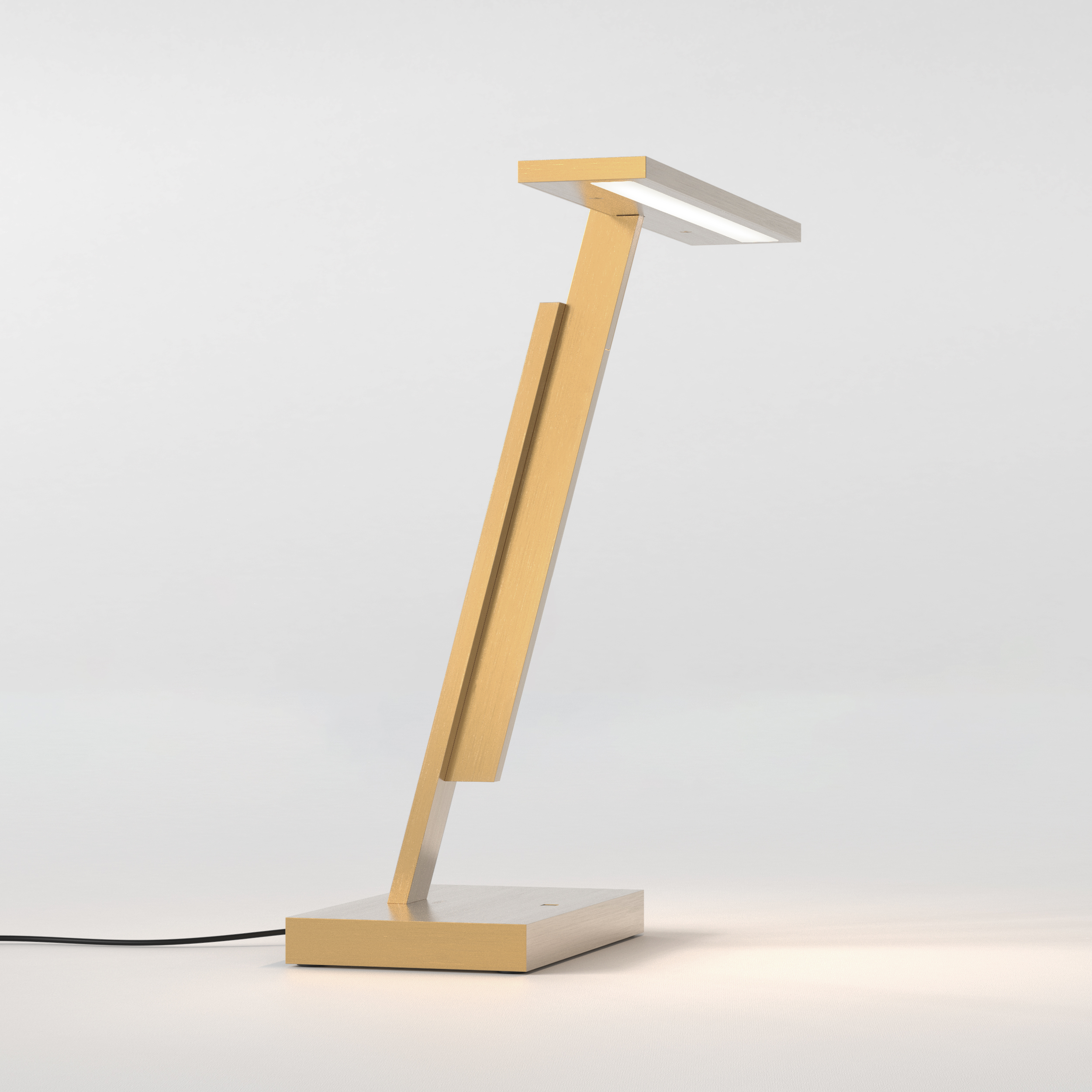Gerrit LED TL 2700K geanodiseerd goud
