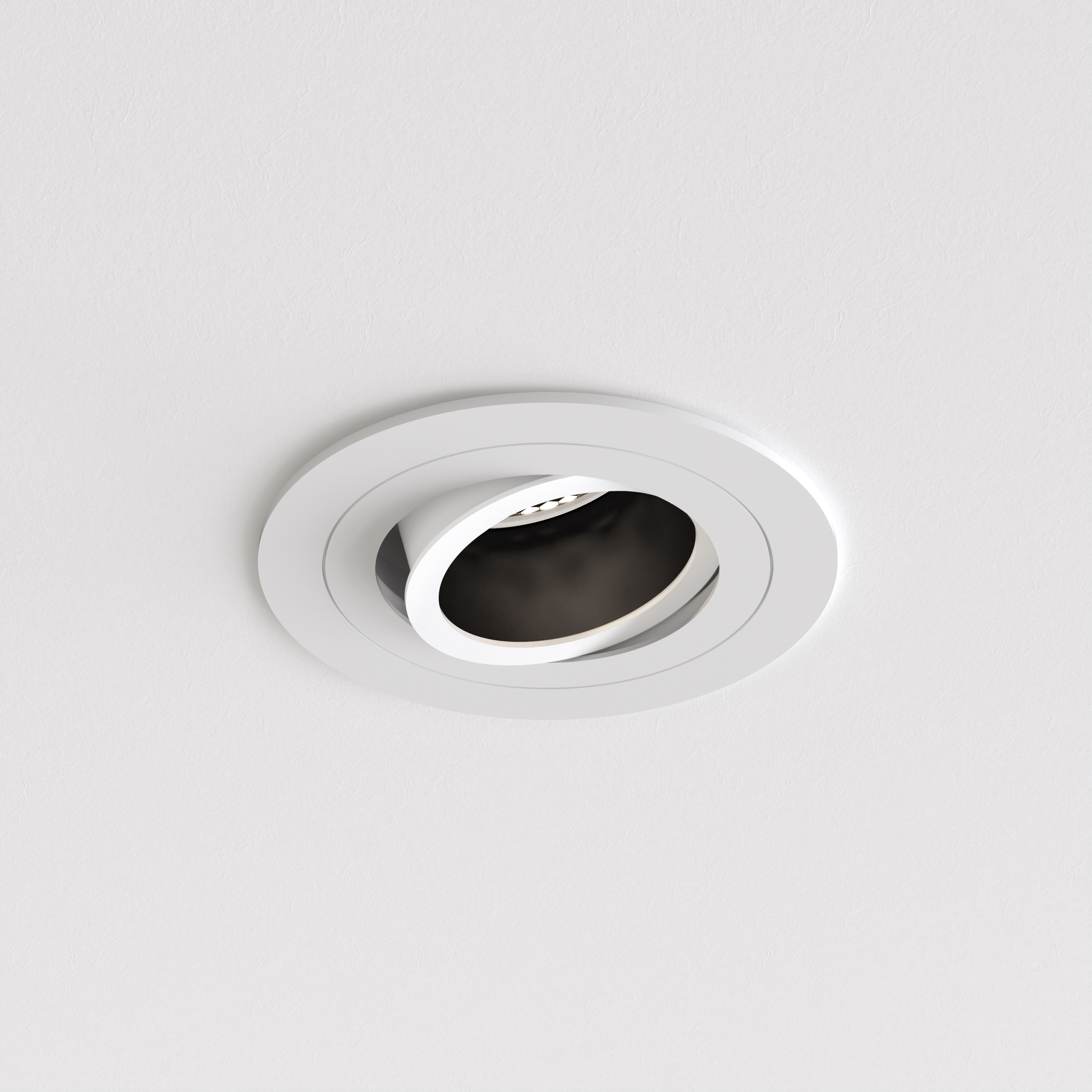 Pinhole Slimline Round Adjustable FR IBS excl. GU10 mat wit
