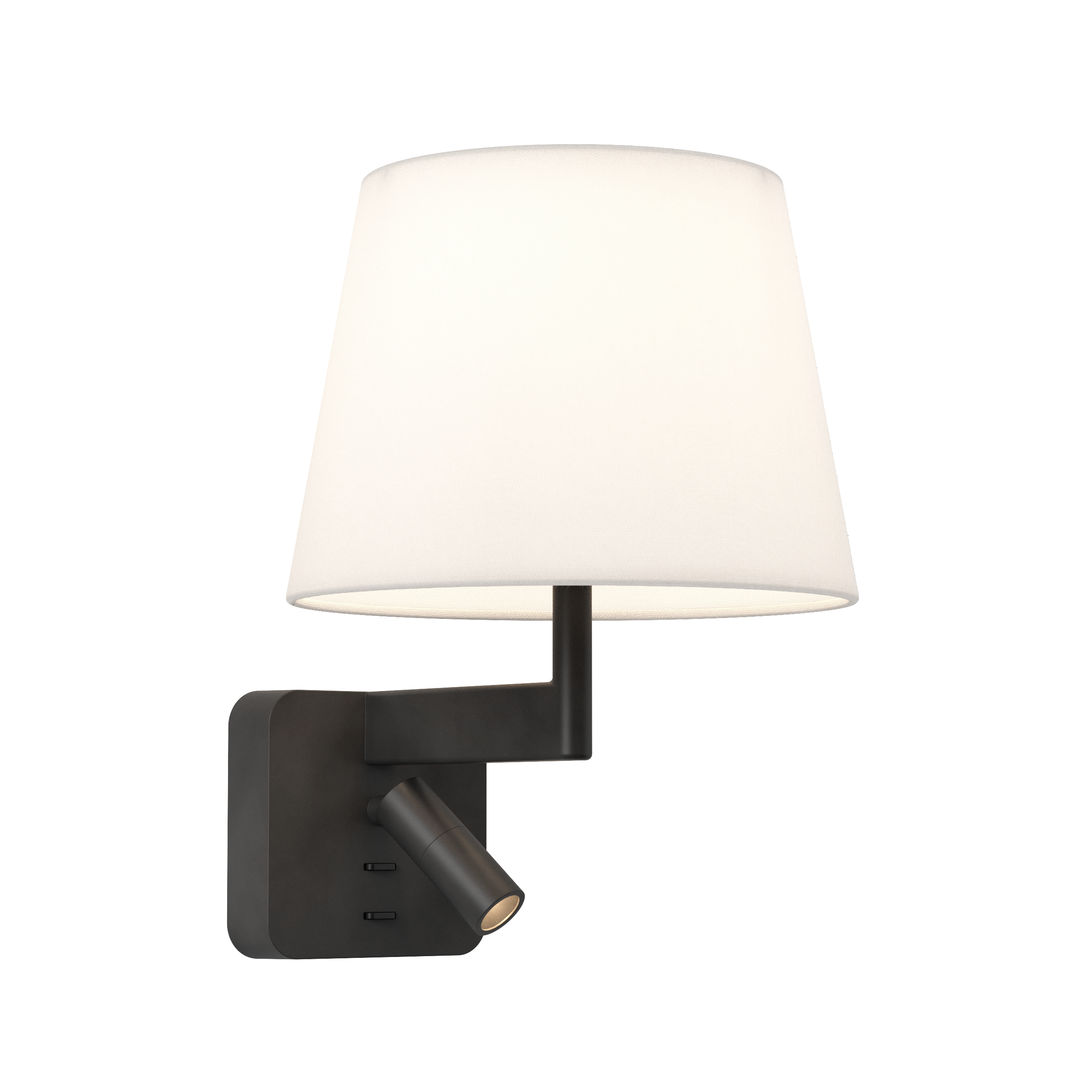 Beaumont Reader WL excl. E27 + LED 2700K mat zwart