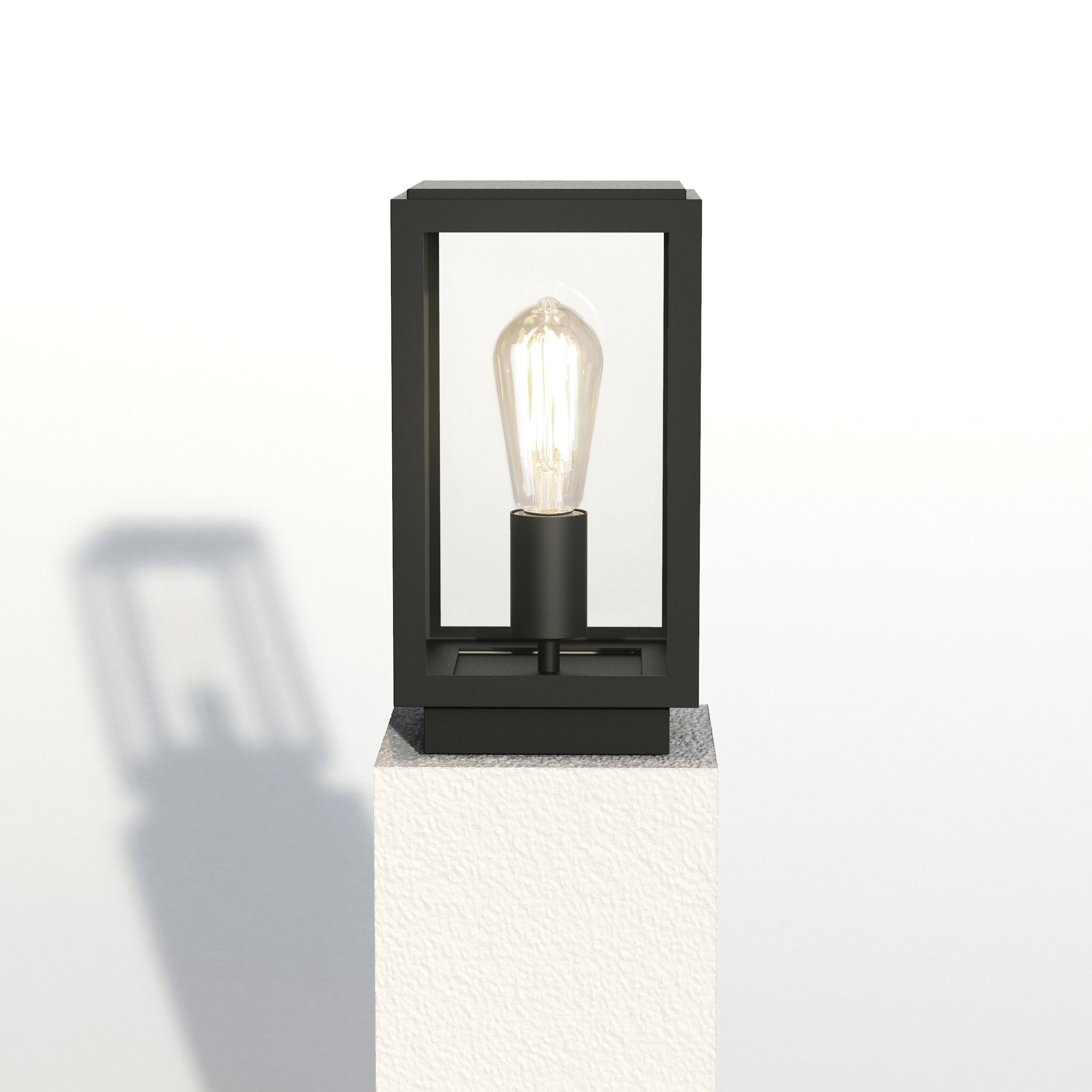 Homefield Pedestal BL excl. E27 structuur zwart