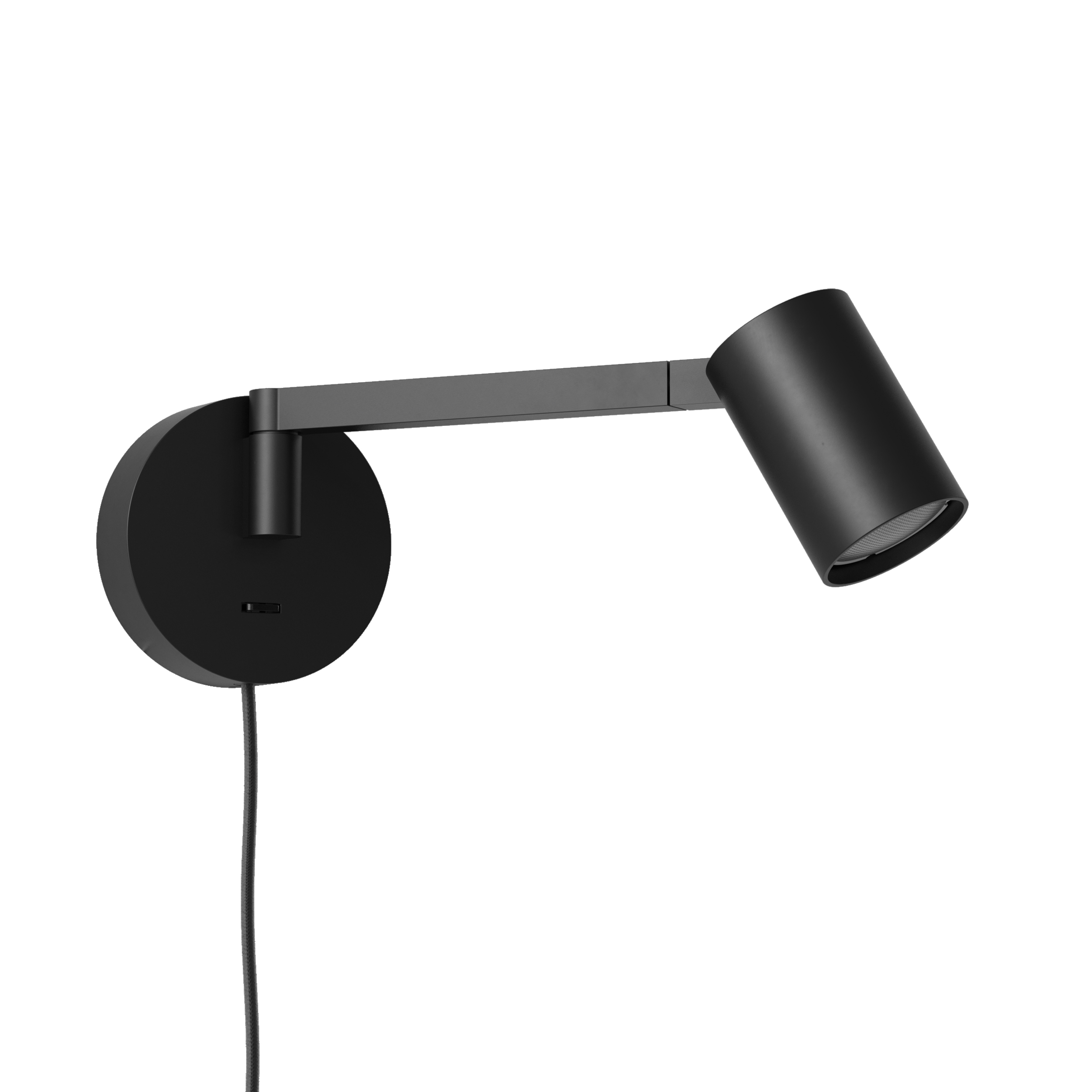 Ascoli Swing Plug-In WL excl. GU10 mat zwart