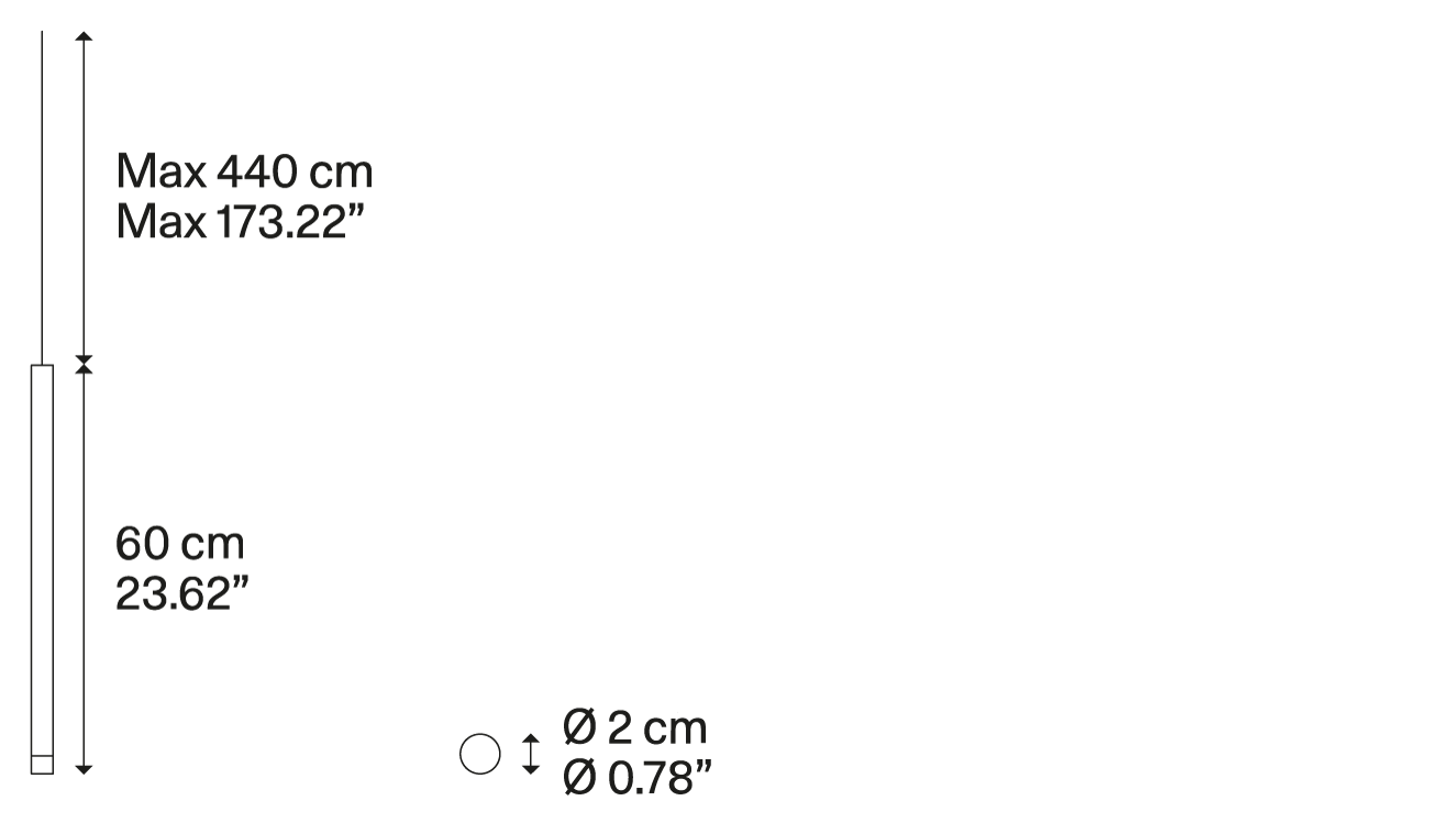 A-Tube Nano Medium HL 60cm 3W 3000K mat wit