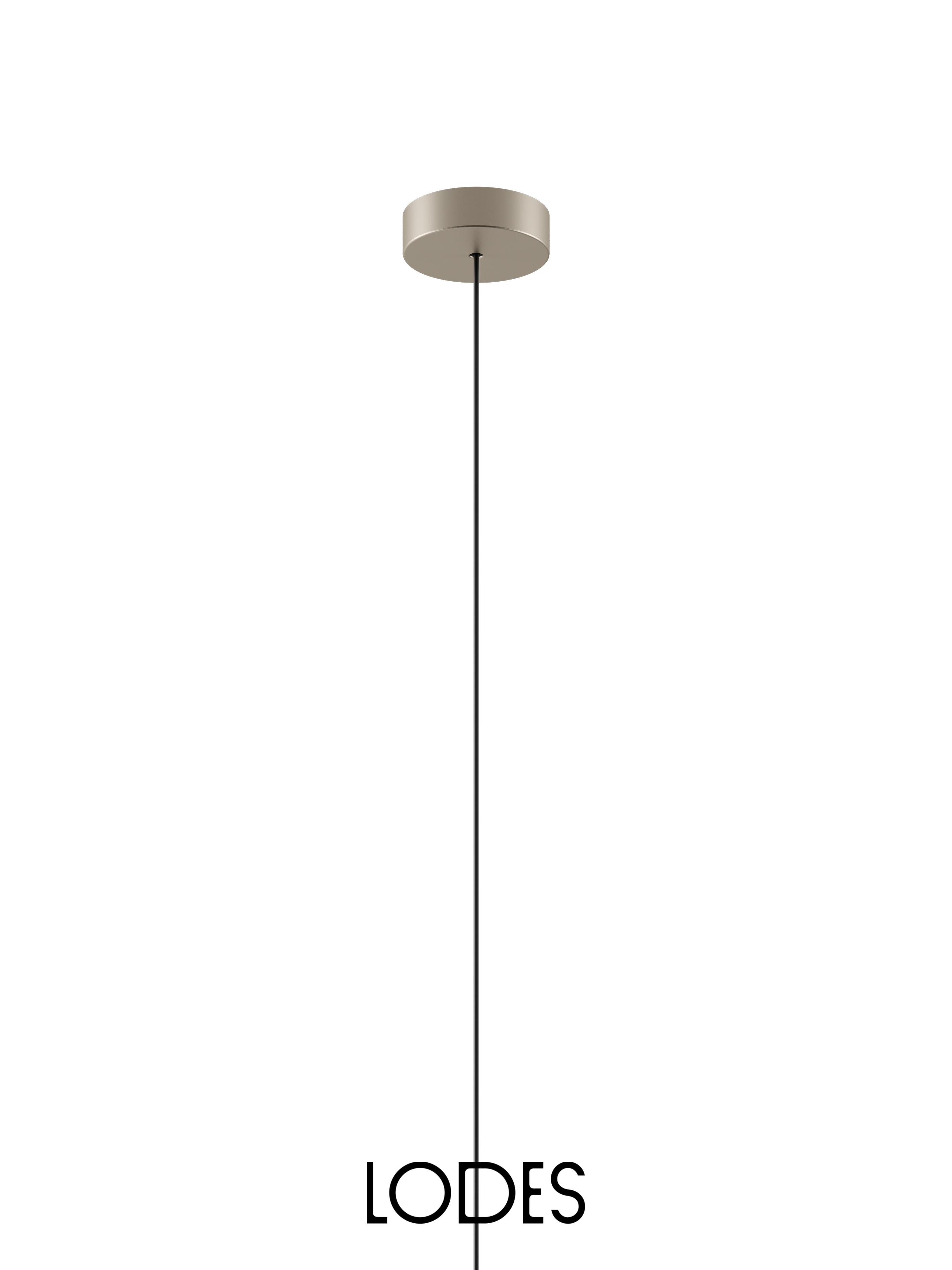 Lodes Single Mini Canopy 8cm mat champagne