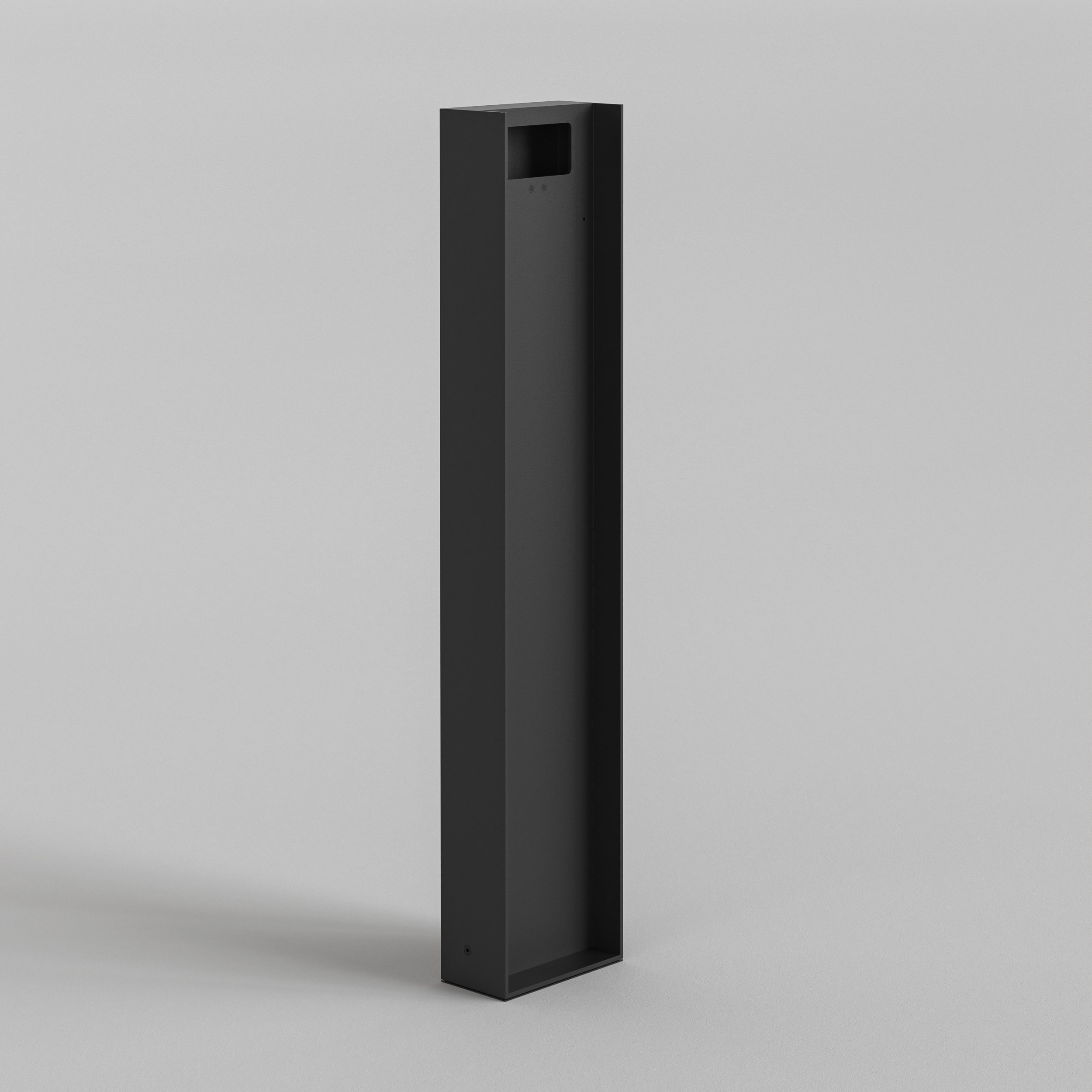 Mori Bollard Accessory 750 structuur zwart