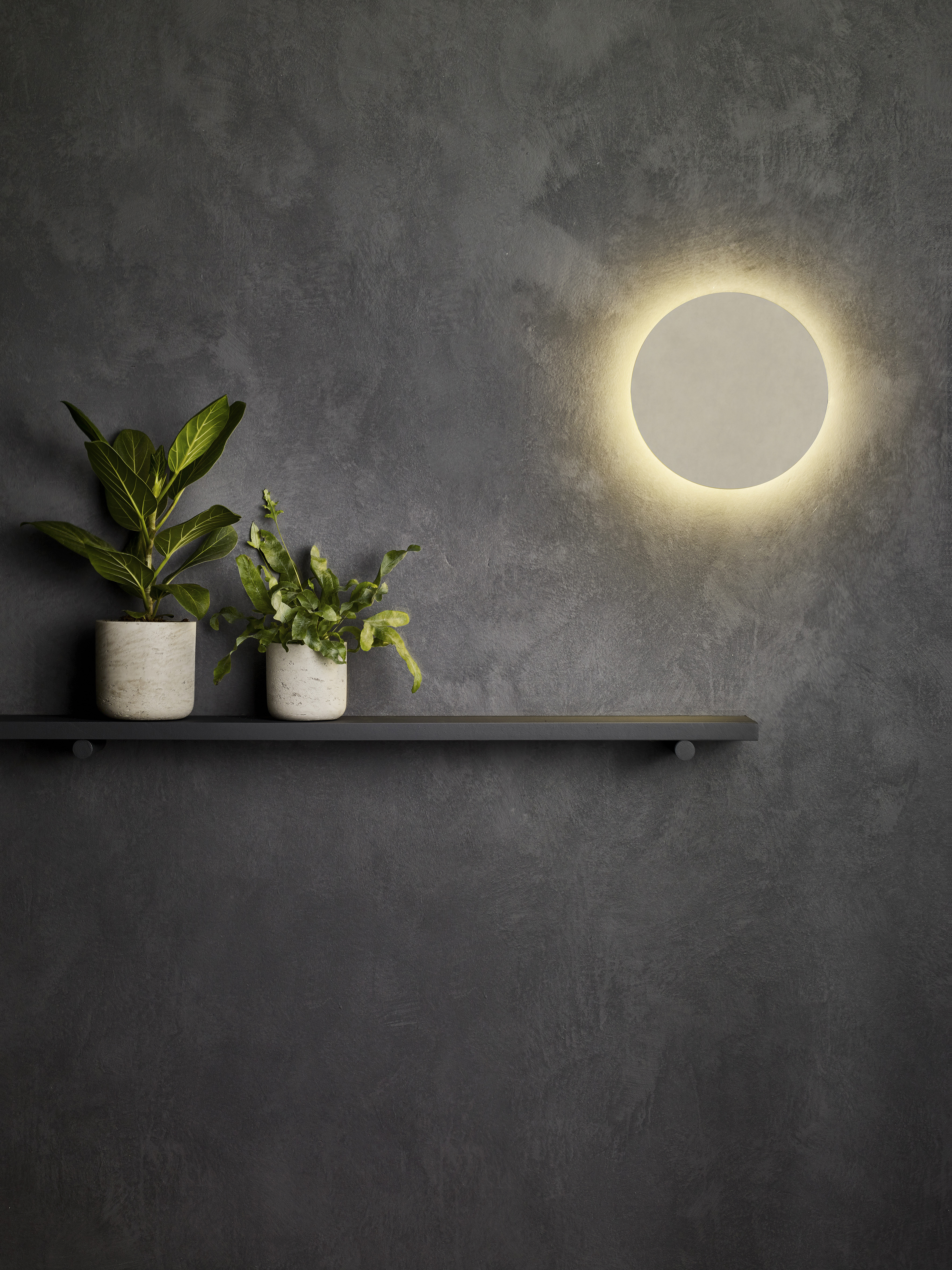 Eclipse Round 300 LED WL 3000K mat concrete
