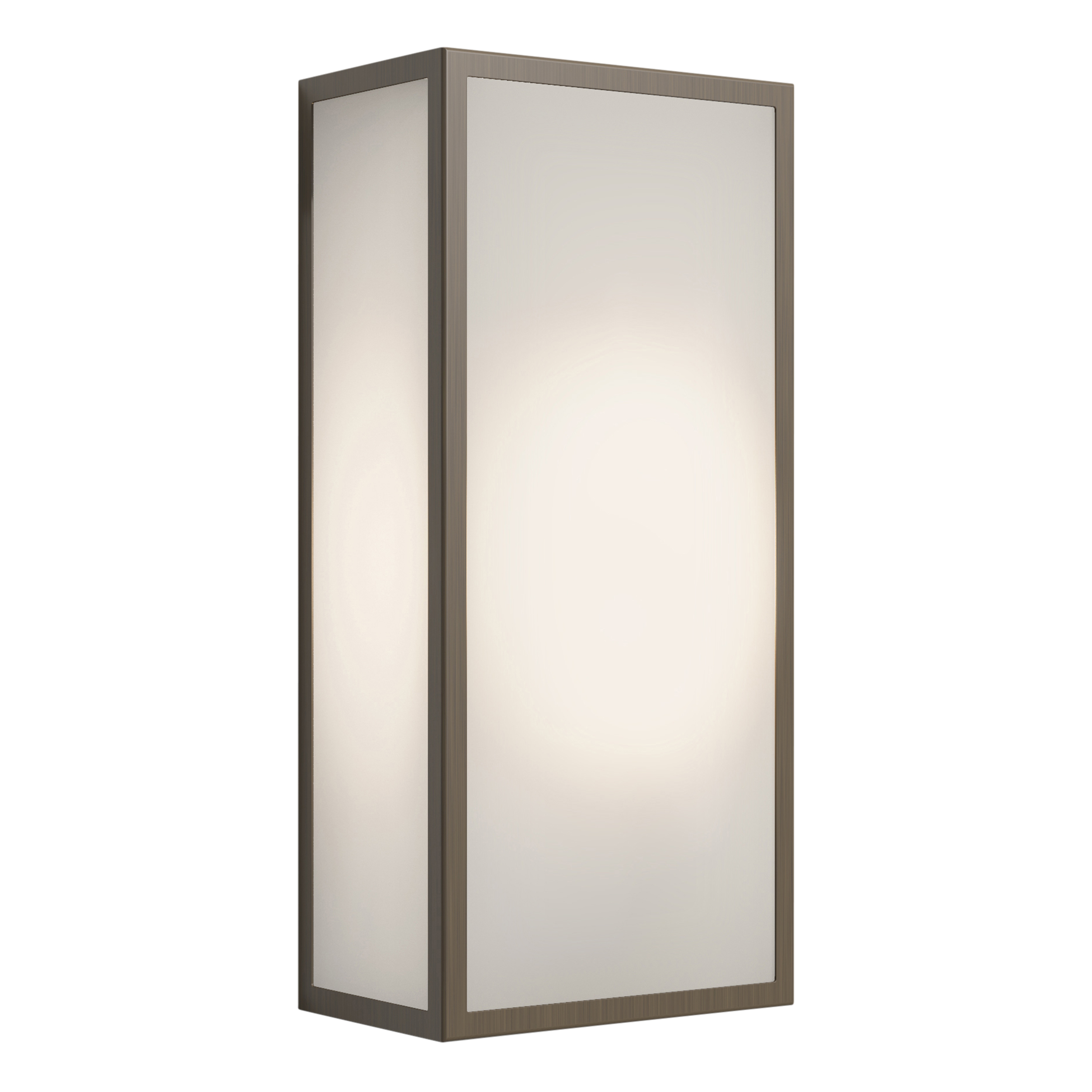 Messina 160 Frosted II BWL excl. E27 brons