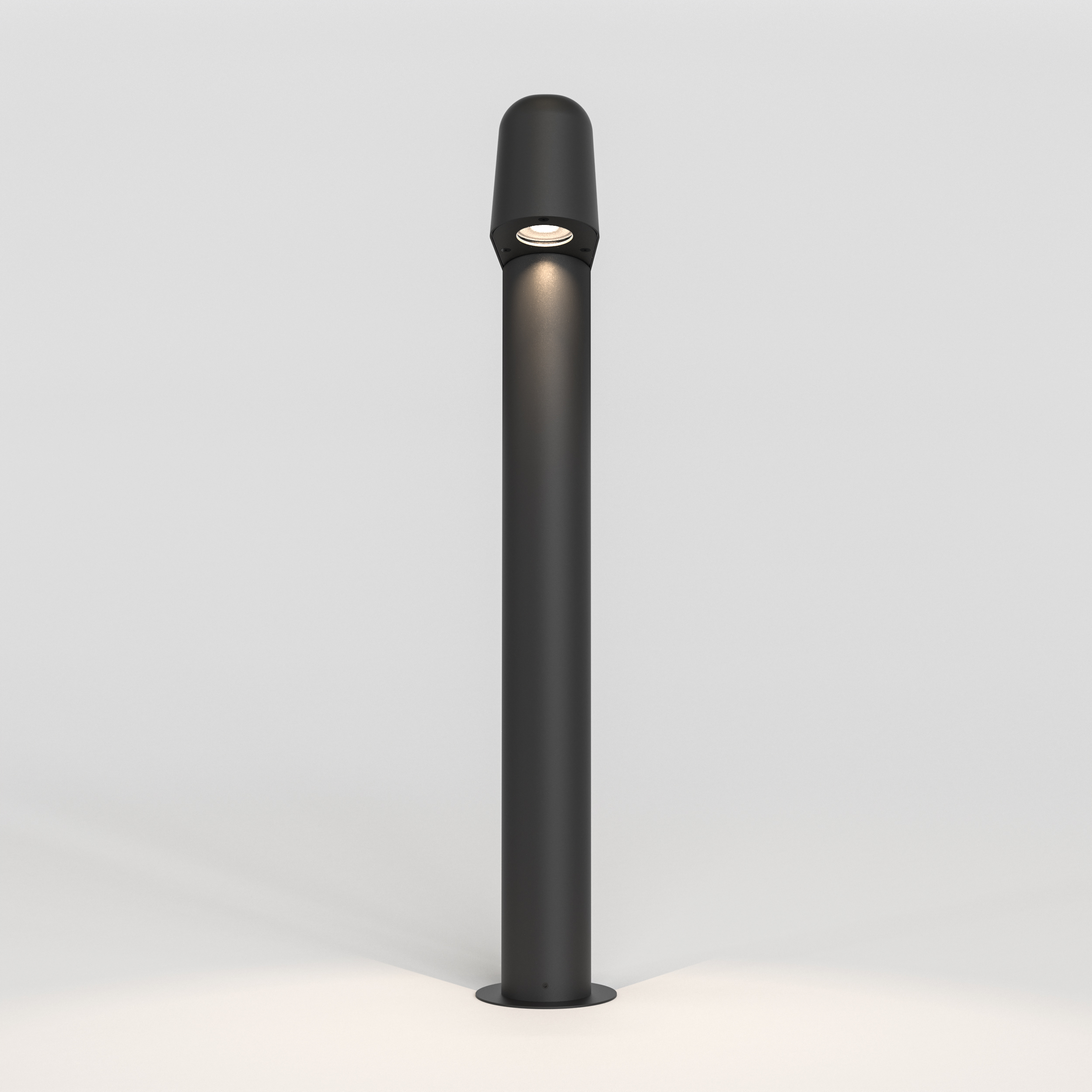 Mast Bollard 700 excl. GU10 structuur zwart