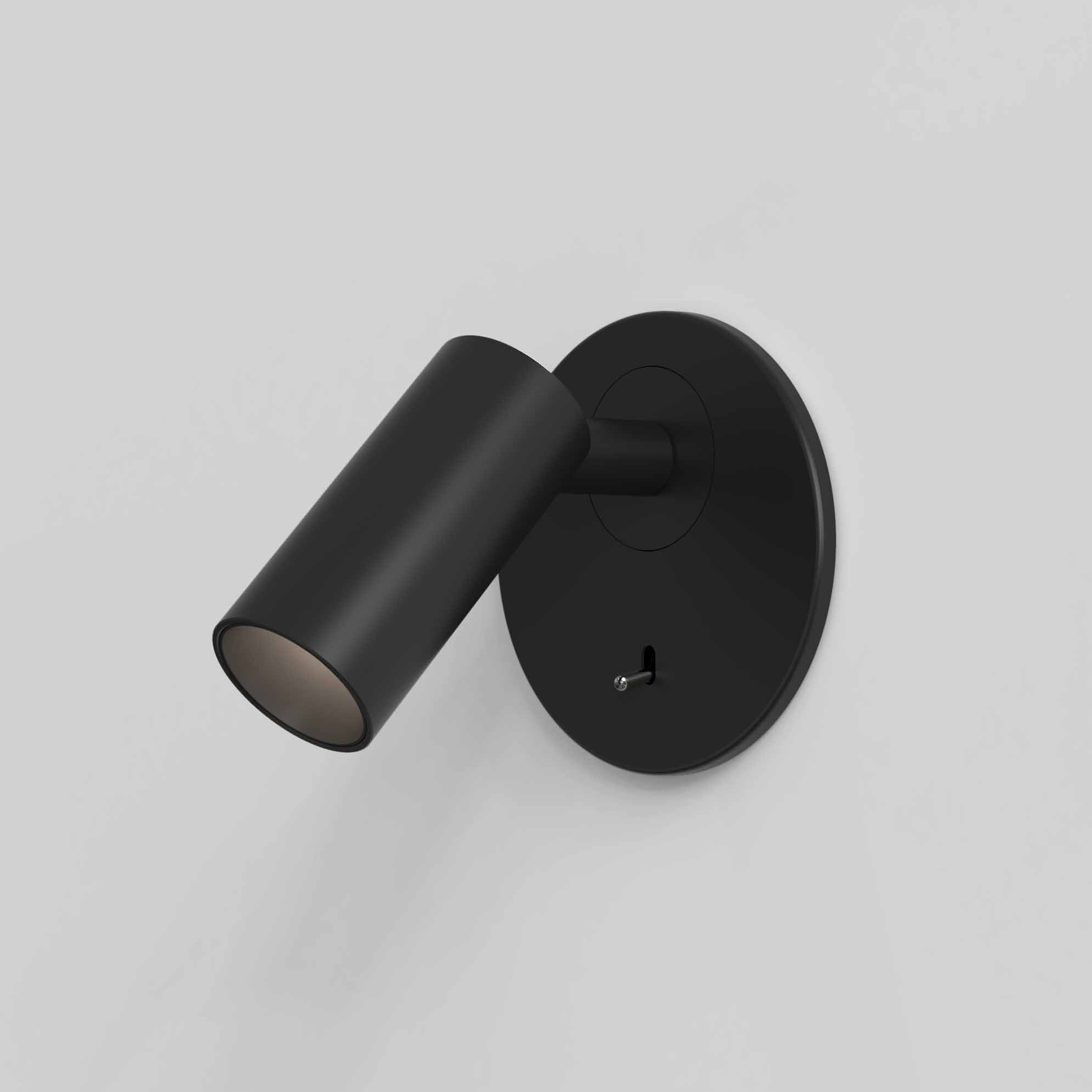 Micro Recess Switched LED IWL 2700K mat zwart