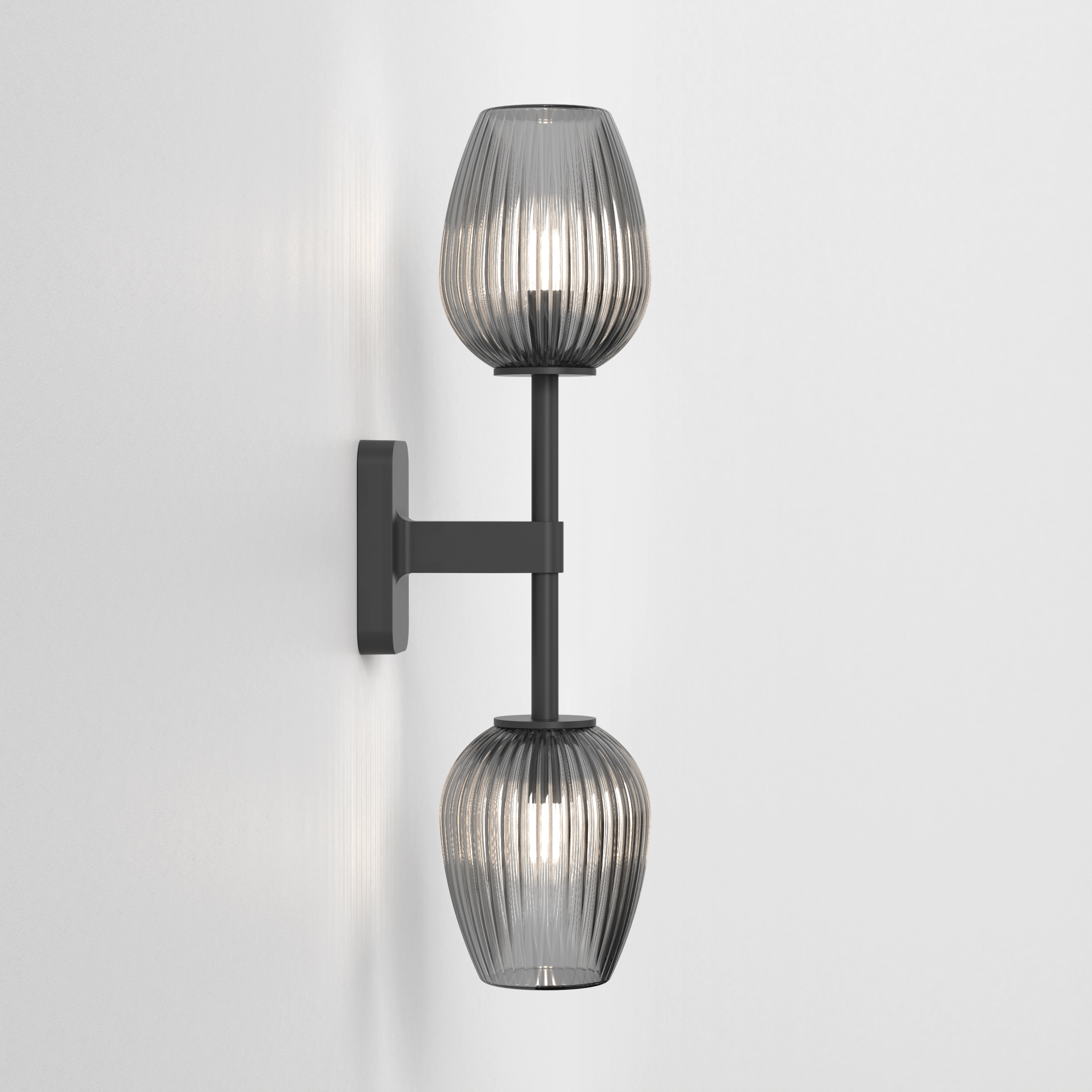 Tacoma Twin WL excl. 2x G9 mat zwart