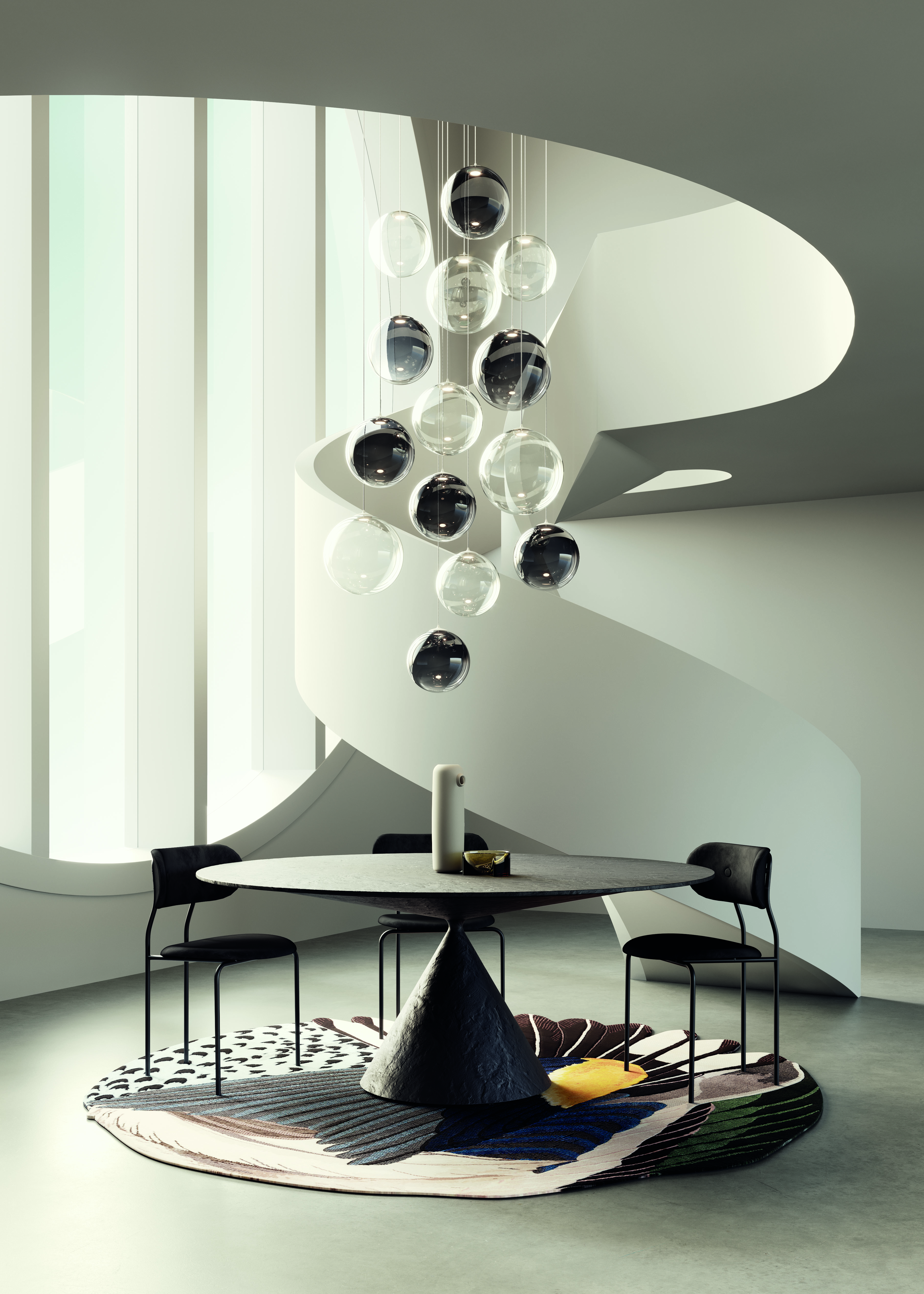 Lodes Random Solo 12 hanglamp 3000K Frosted
