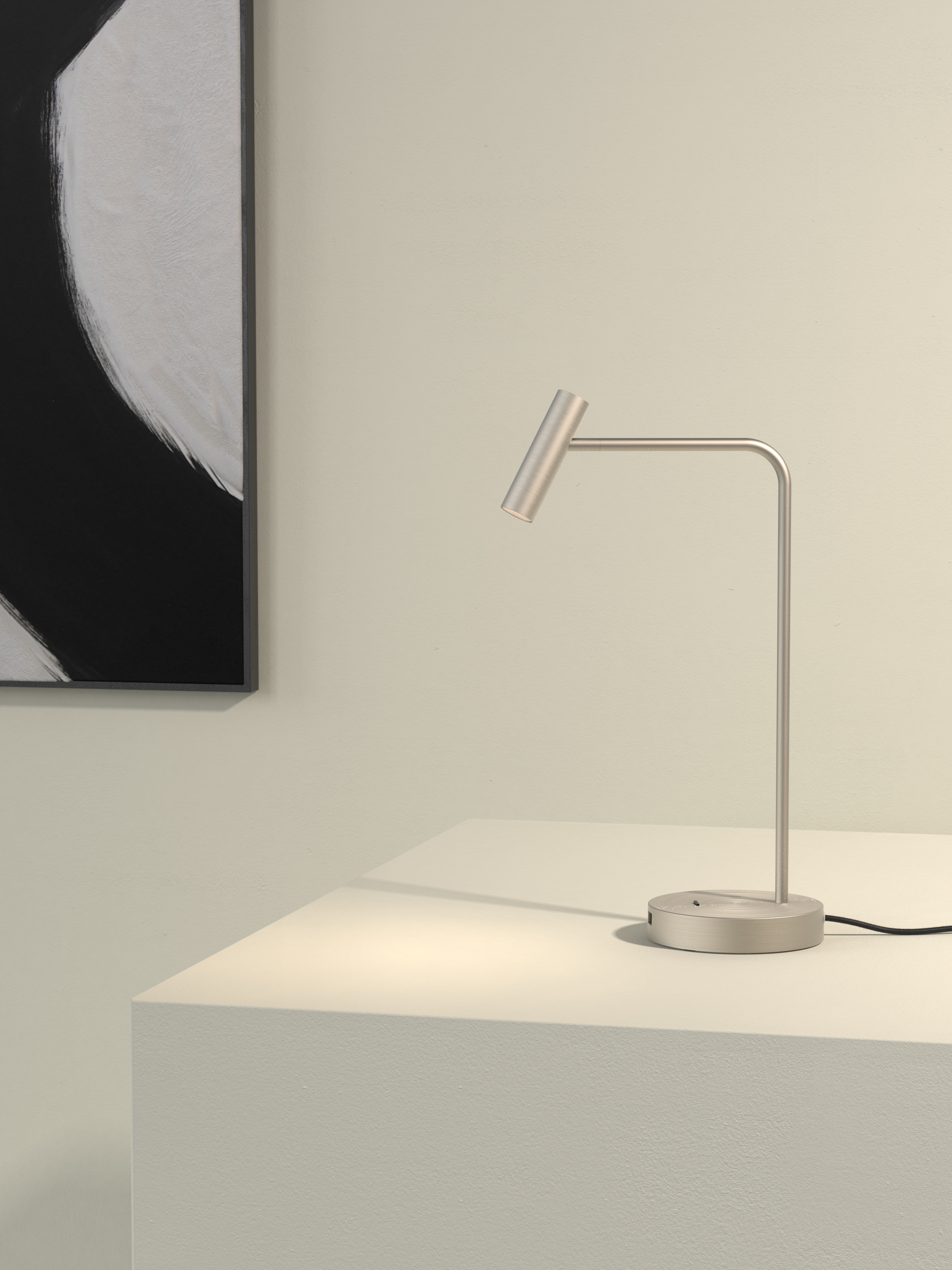 Enna Desk USB LED TL 2700K mat nikkel