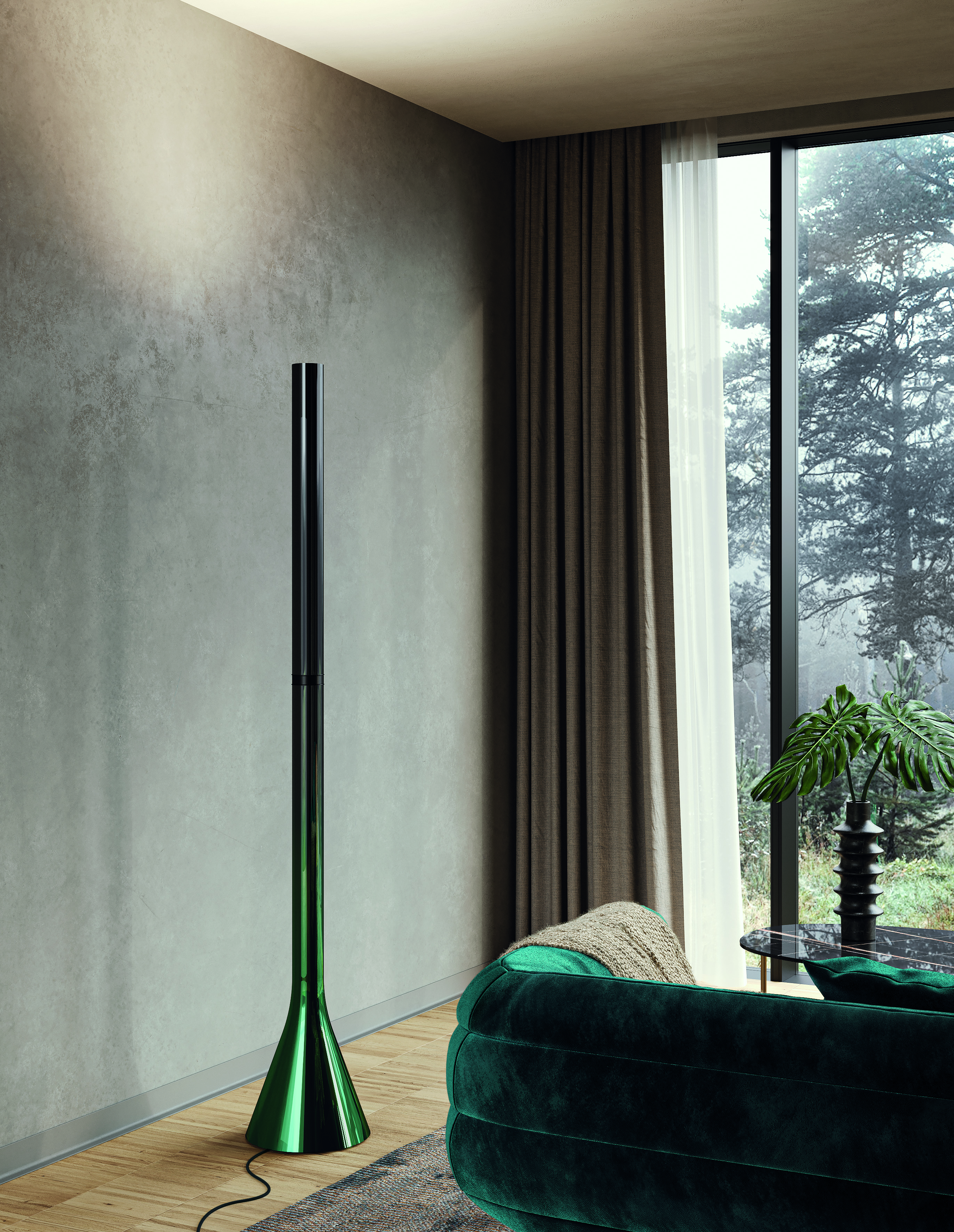 Lodes Croma vloerlamp groen
