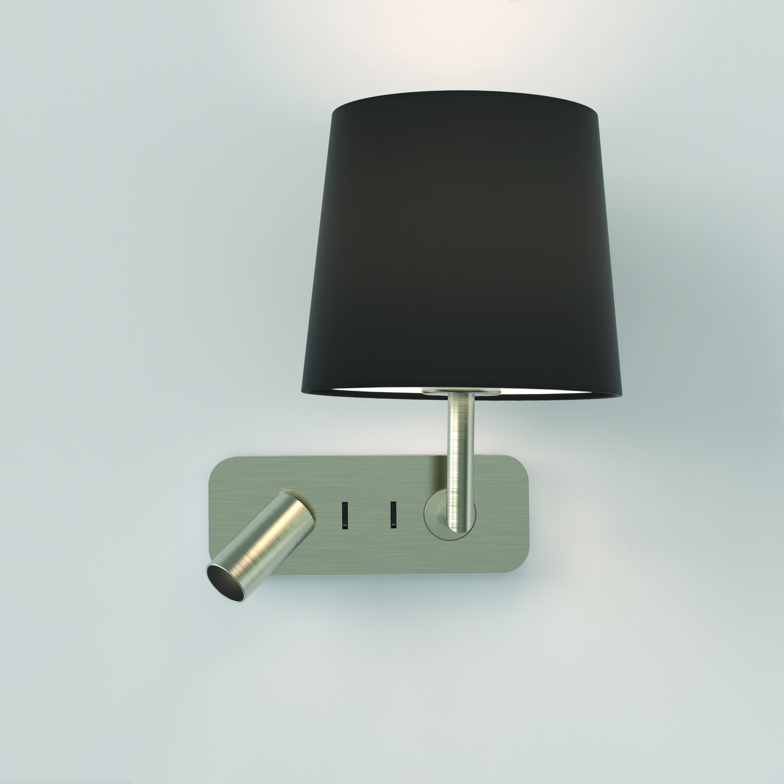 Side by Side LED WL 2700K mat nikkel