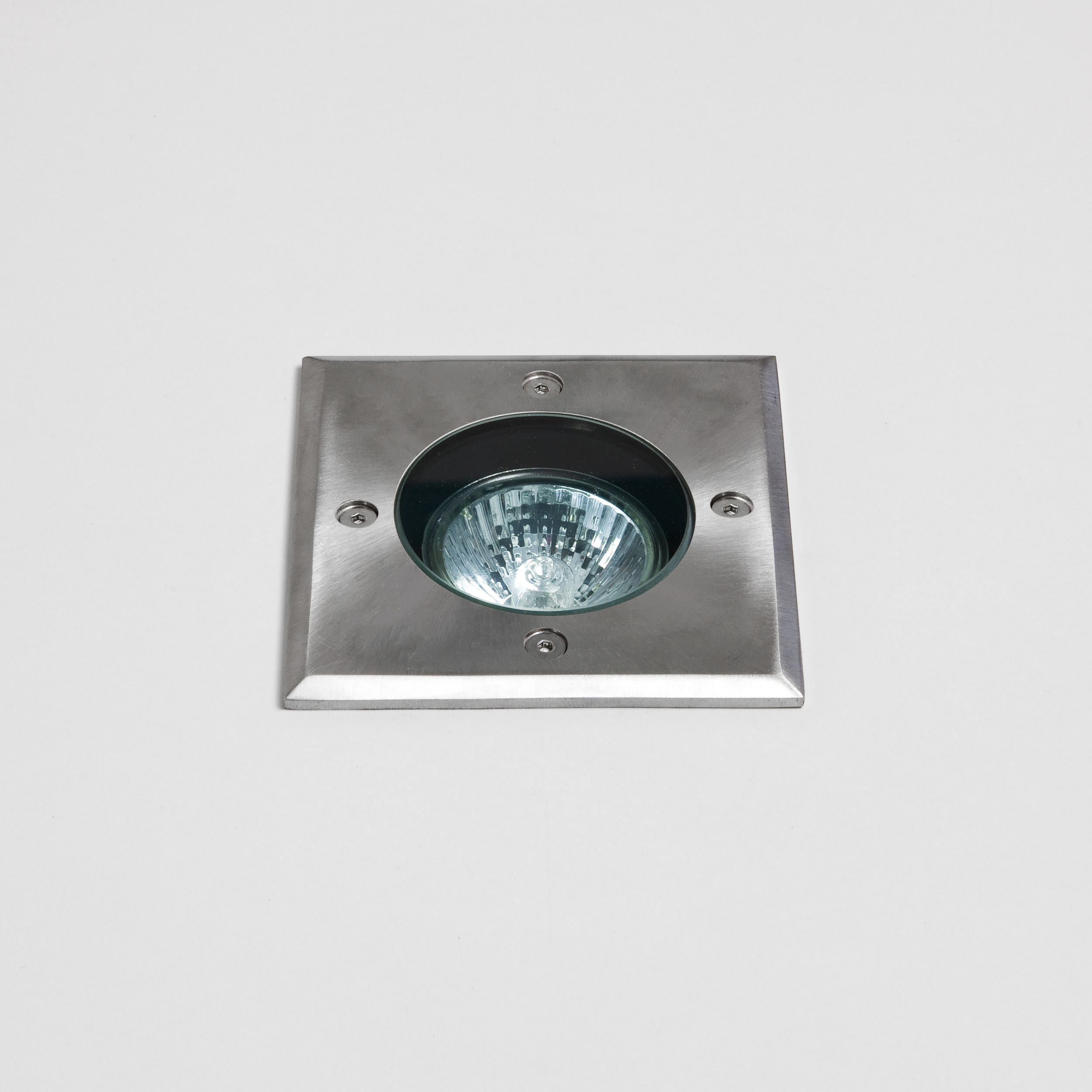 Gramos Square BGS excl. GU10 RVS geborsteld