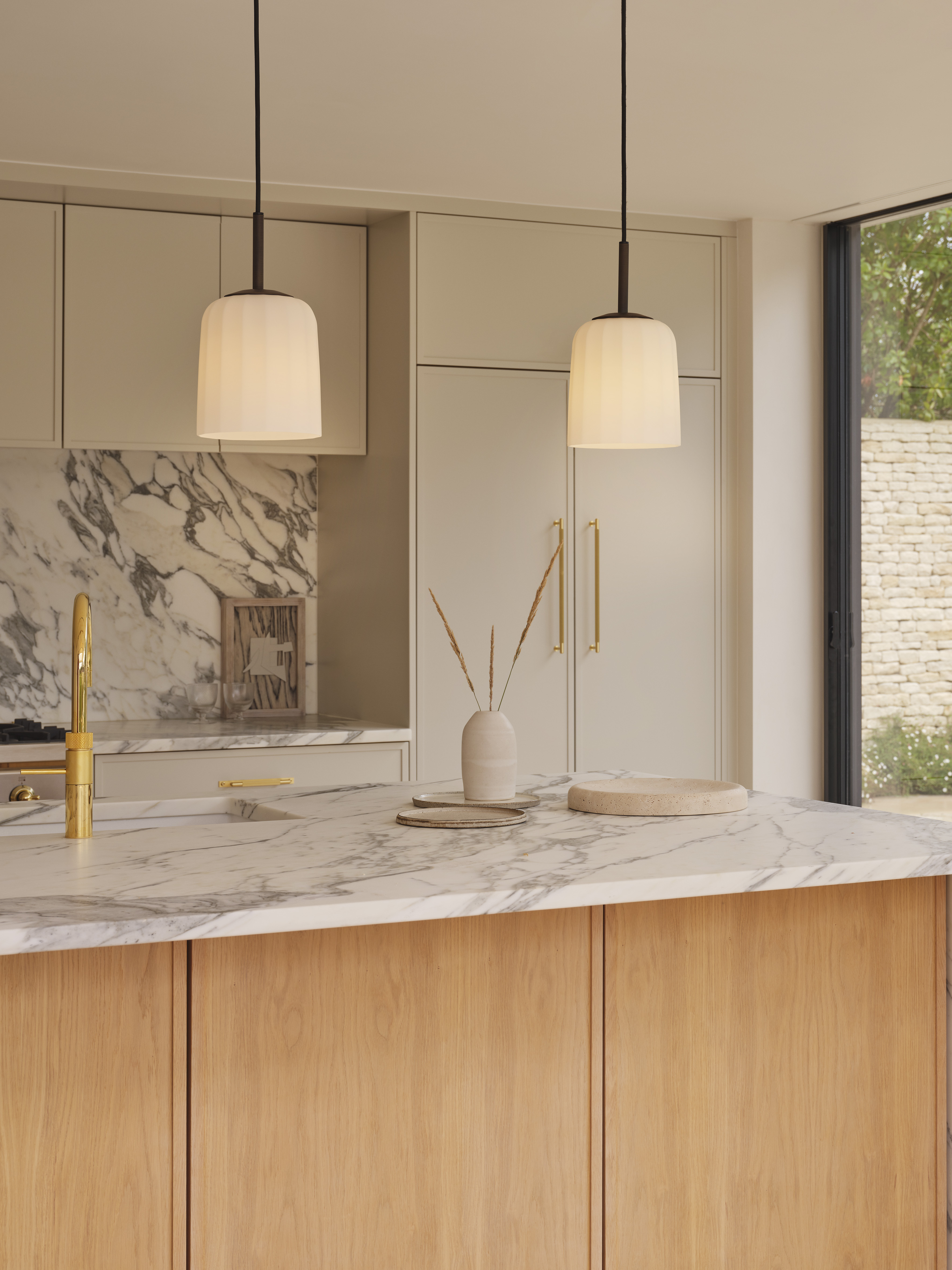 Veo Pendant 180 HL excl. E27 brons