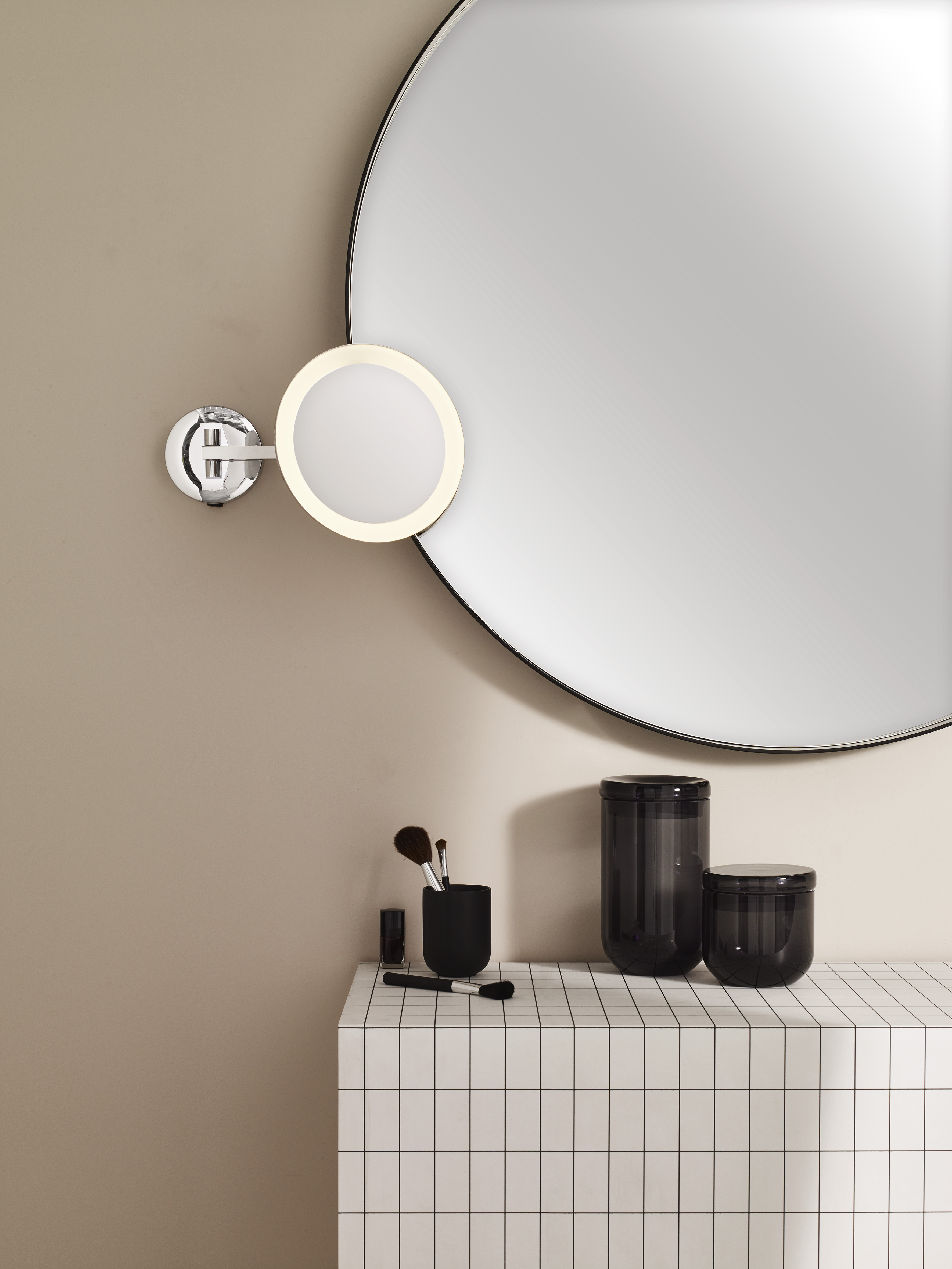 Mascali Round LED CS 2700K chroom