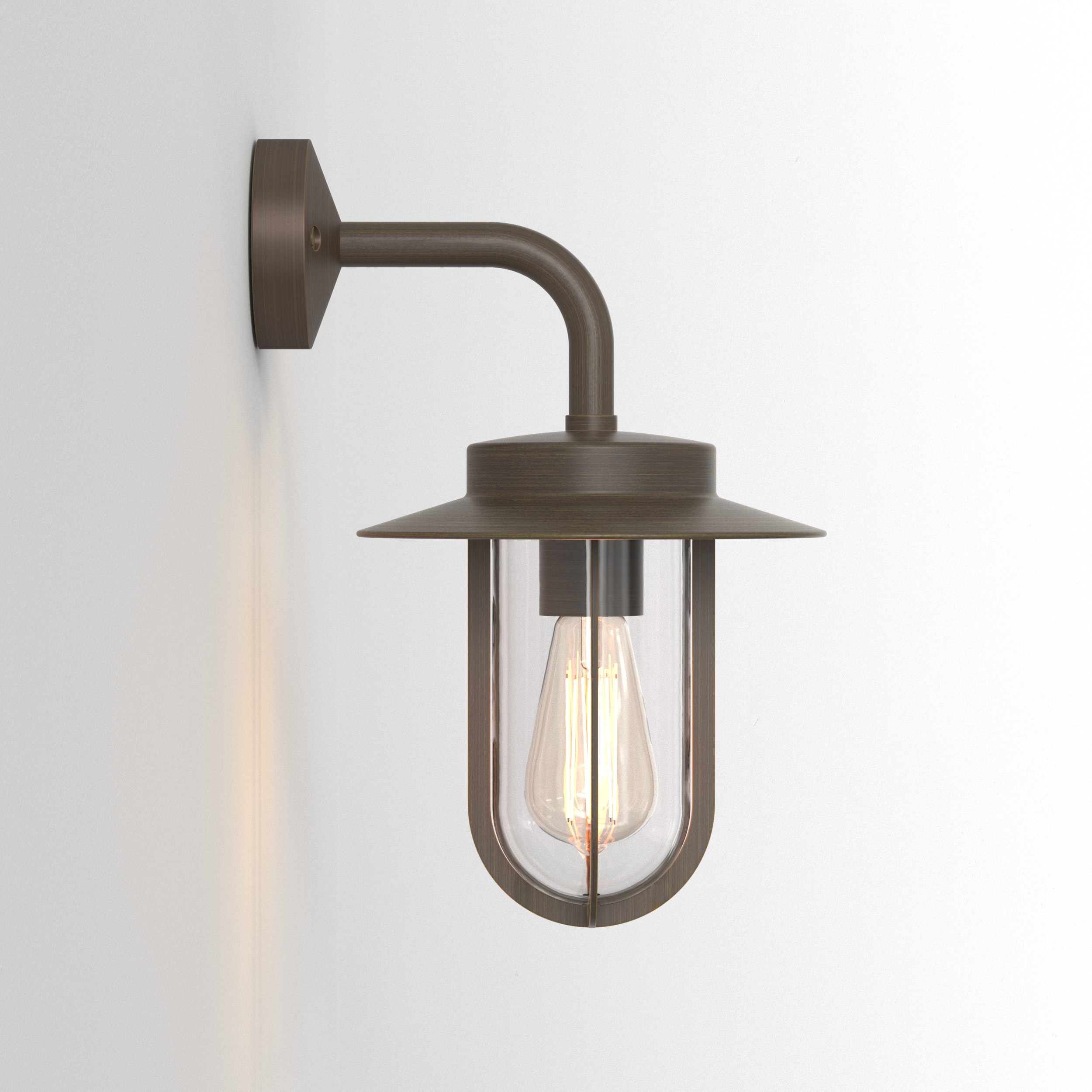Montparnasse Wall BWL excl. E27 plated brons