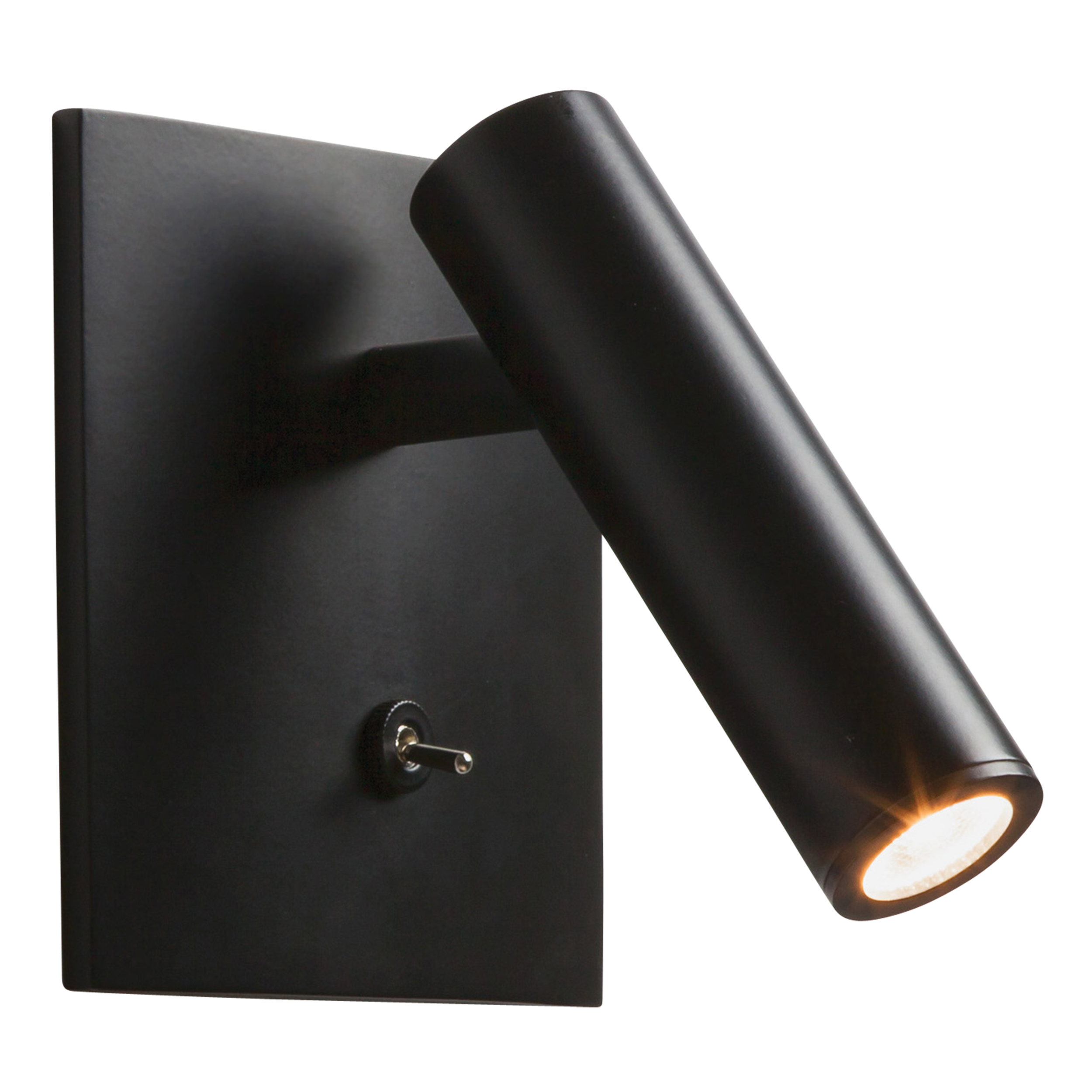 Enna Square Switched LED WL 2700K mat zwart