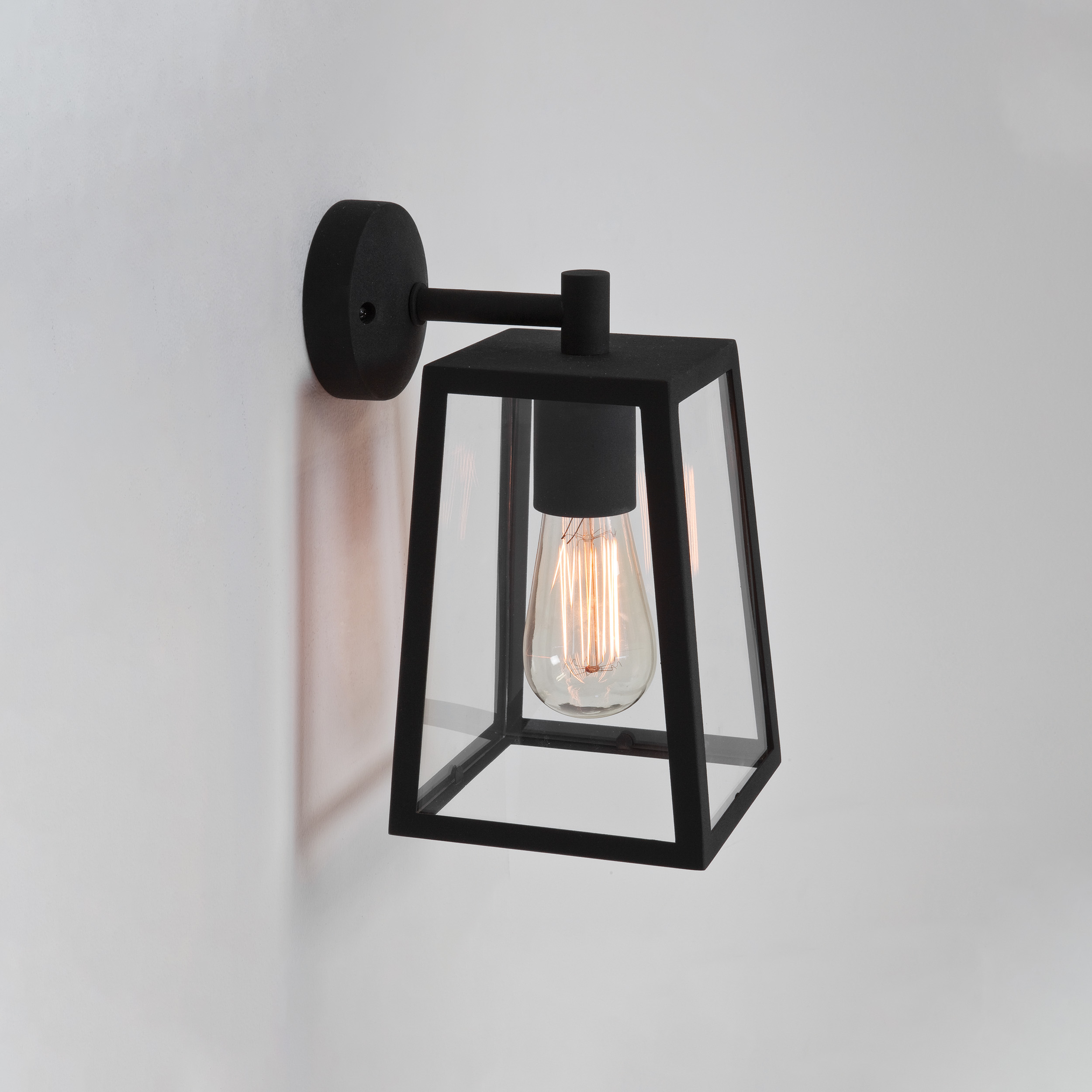 Calvi Wall BWL excl. E27 structuur zwart