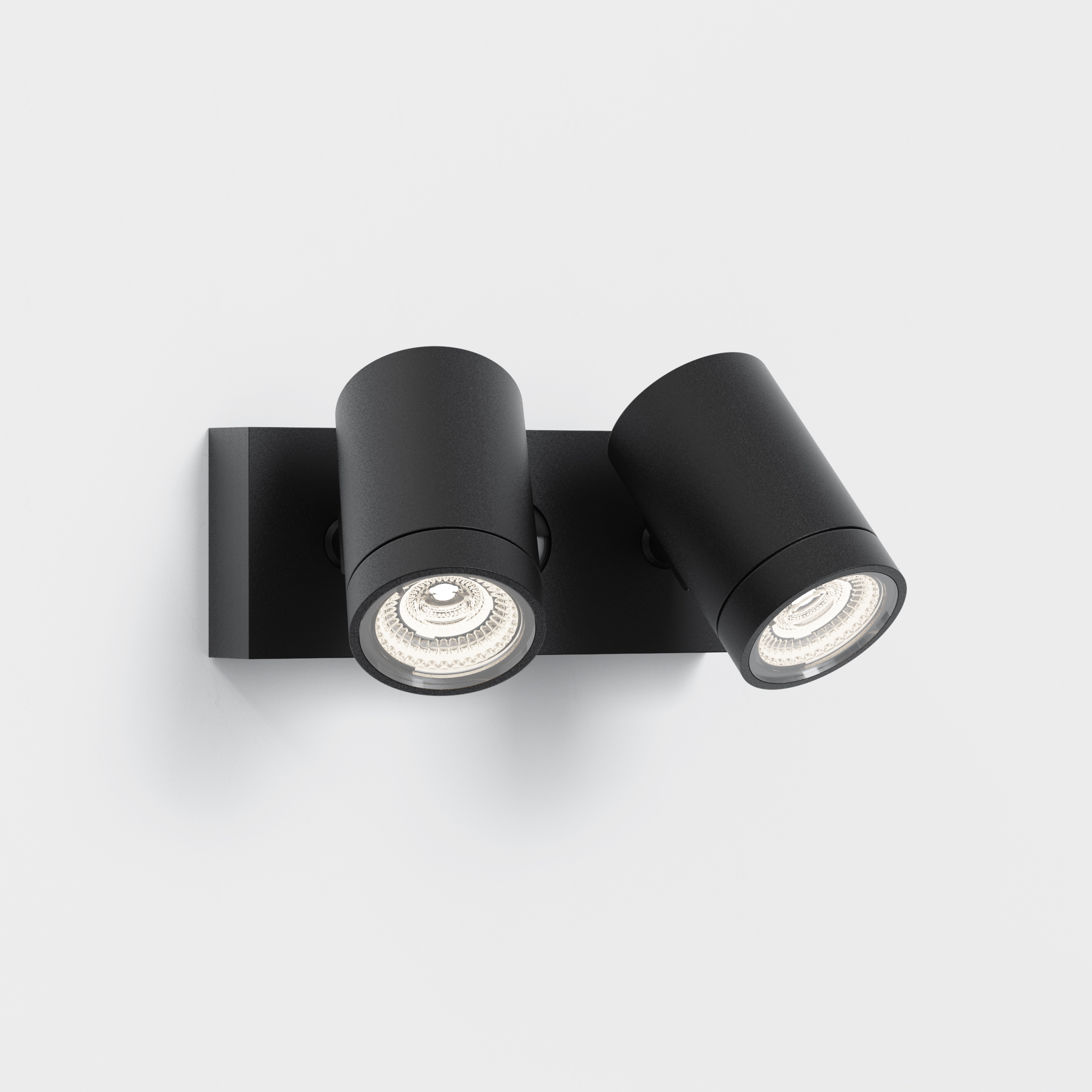 Bayville Twin Spot Sensor WL 3000K structuur zwart
