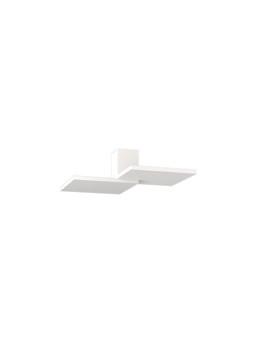 Puzzle Double Square WL/PL 2x 17W 2700K