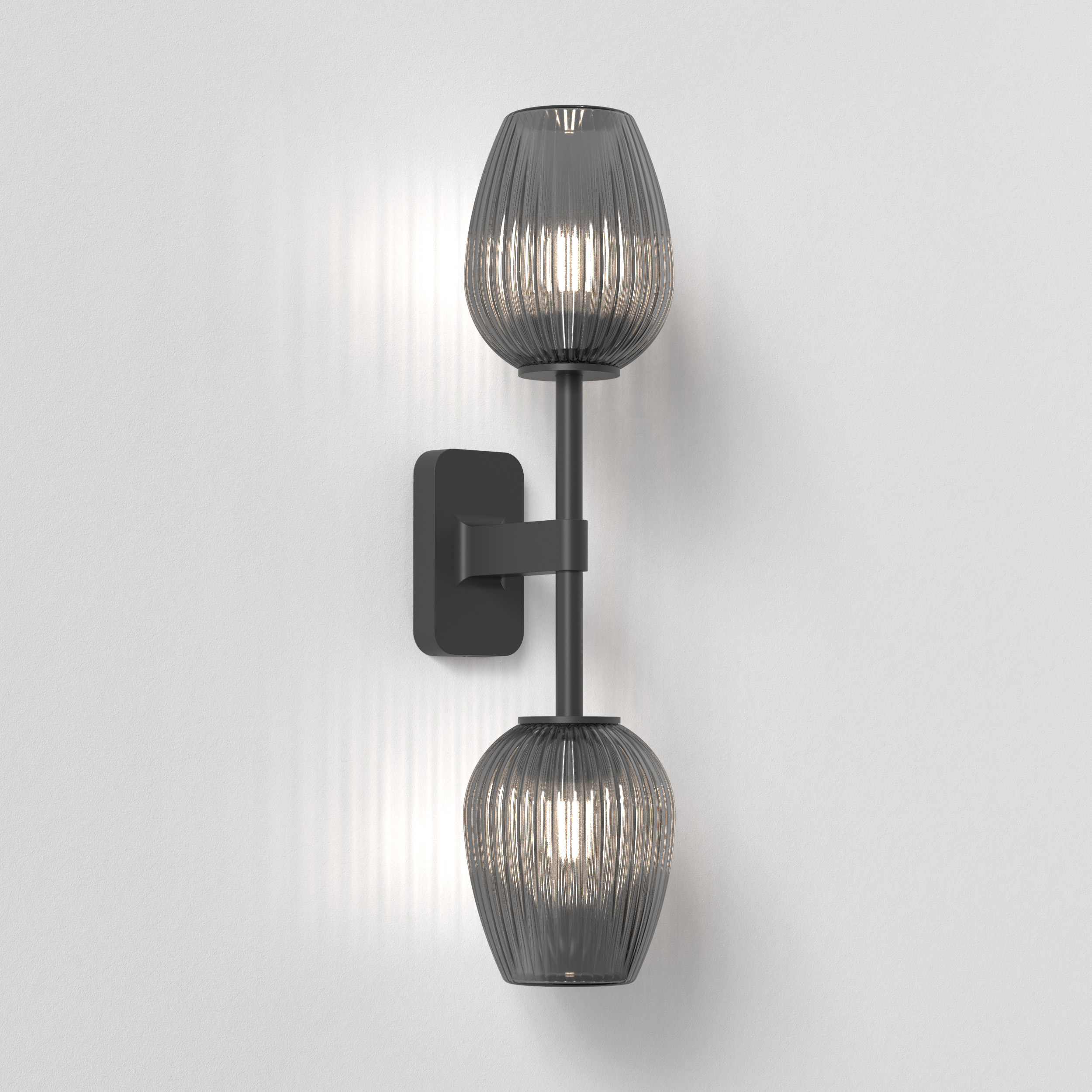 Tacoma Twin WL excl. 2x G9 mat zwart