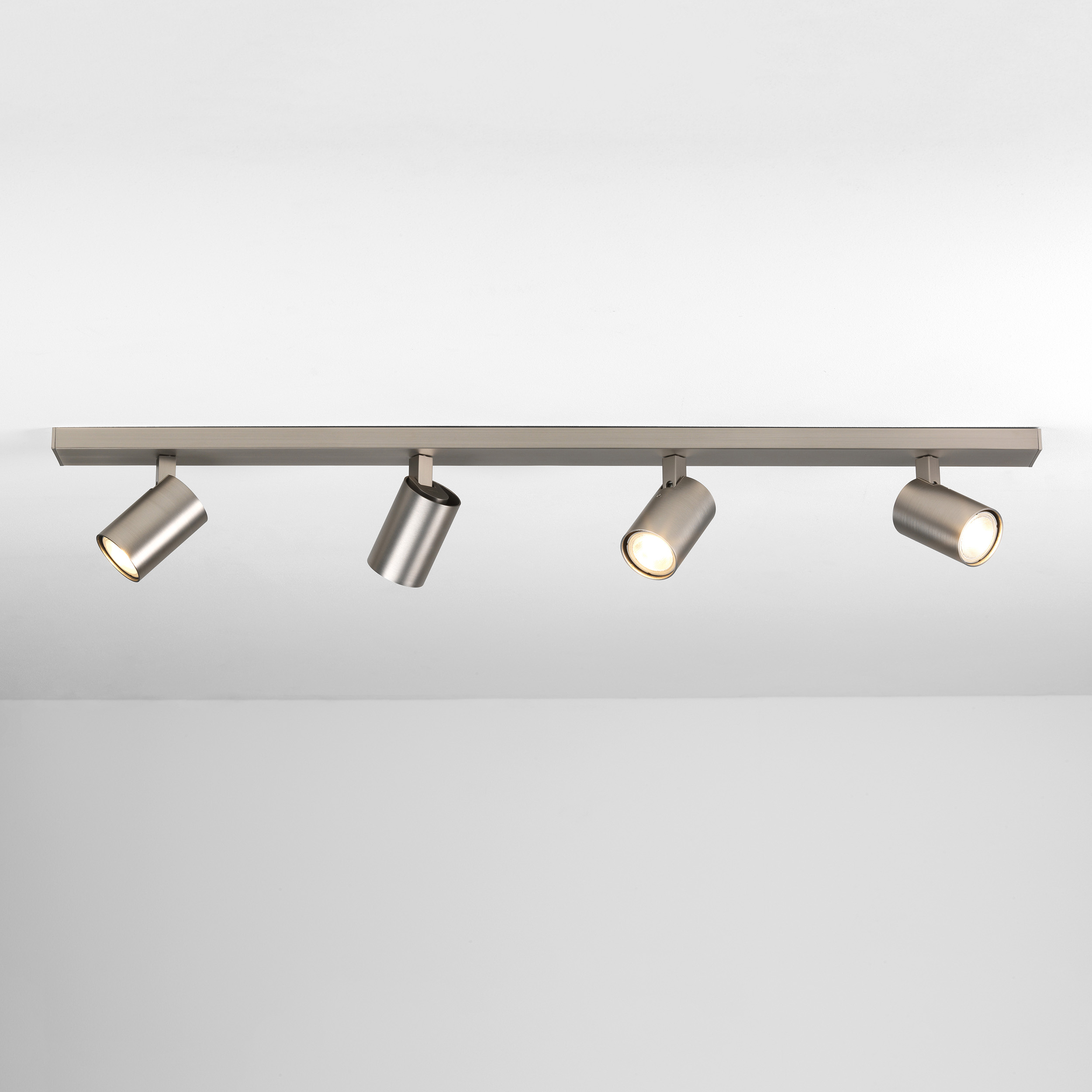 Ascoli Four Bar OBS excl. 4x GU10 mat nikkel