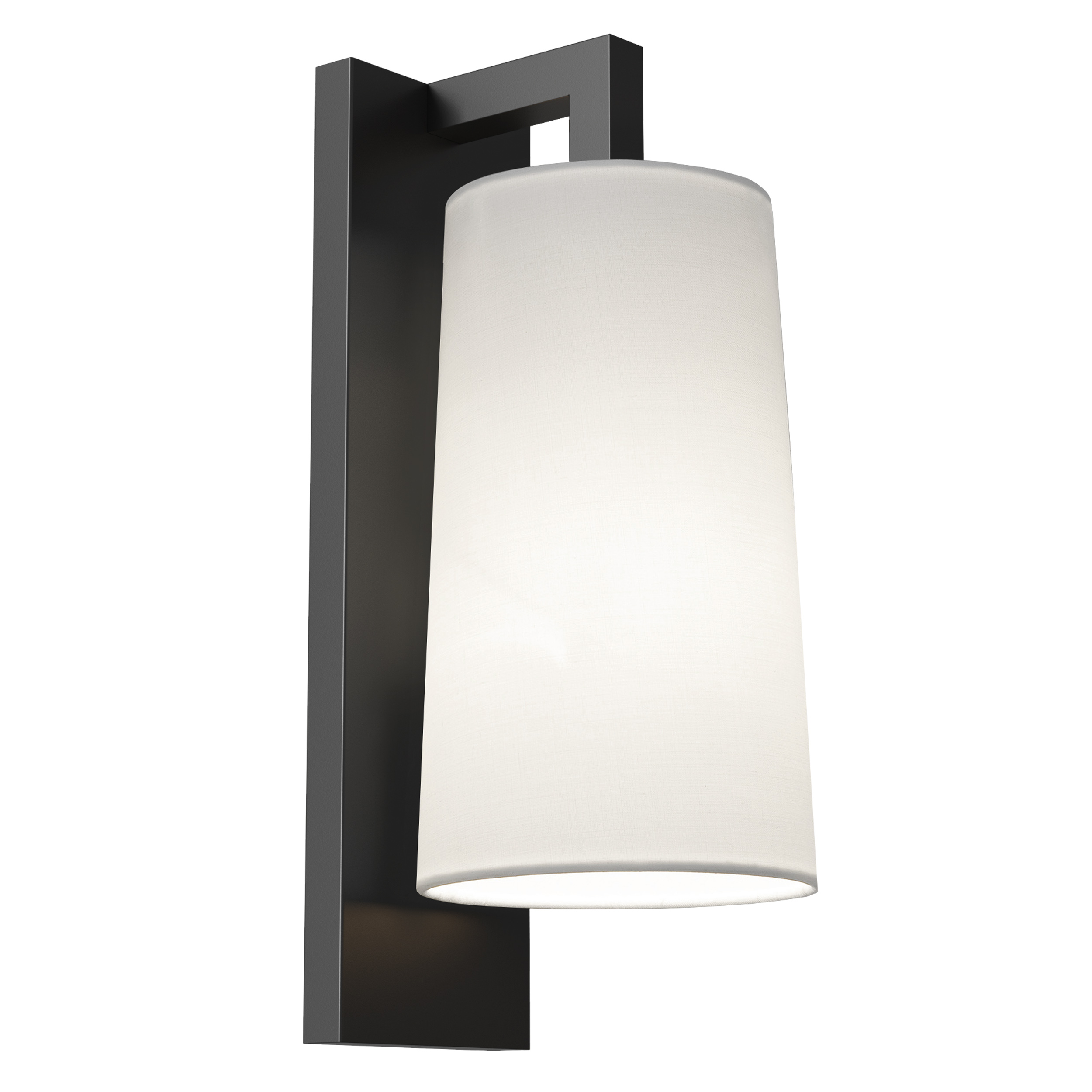 Lago 280 WL excl. E27 mat zwart
