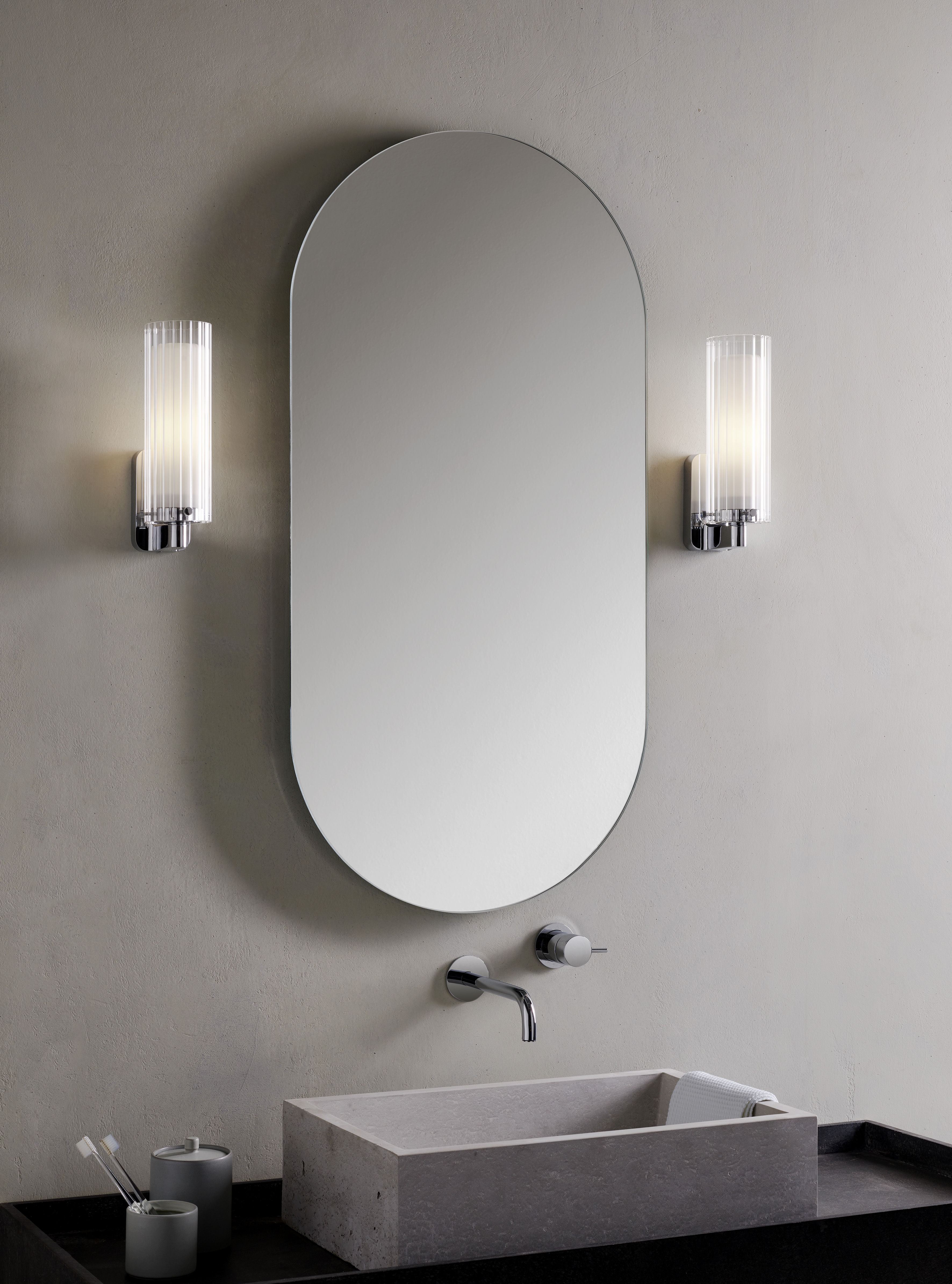 Ottavino Wall WL excl. E14 chroom