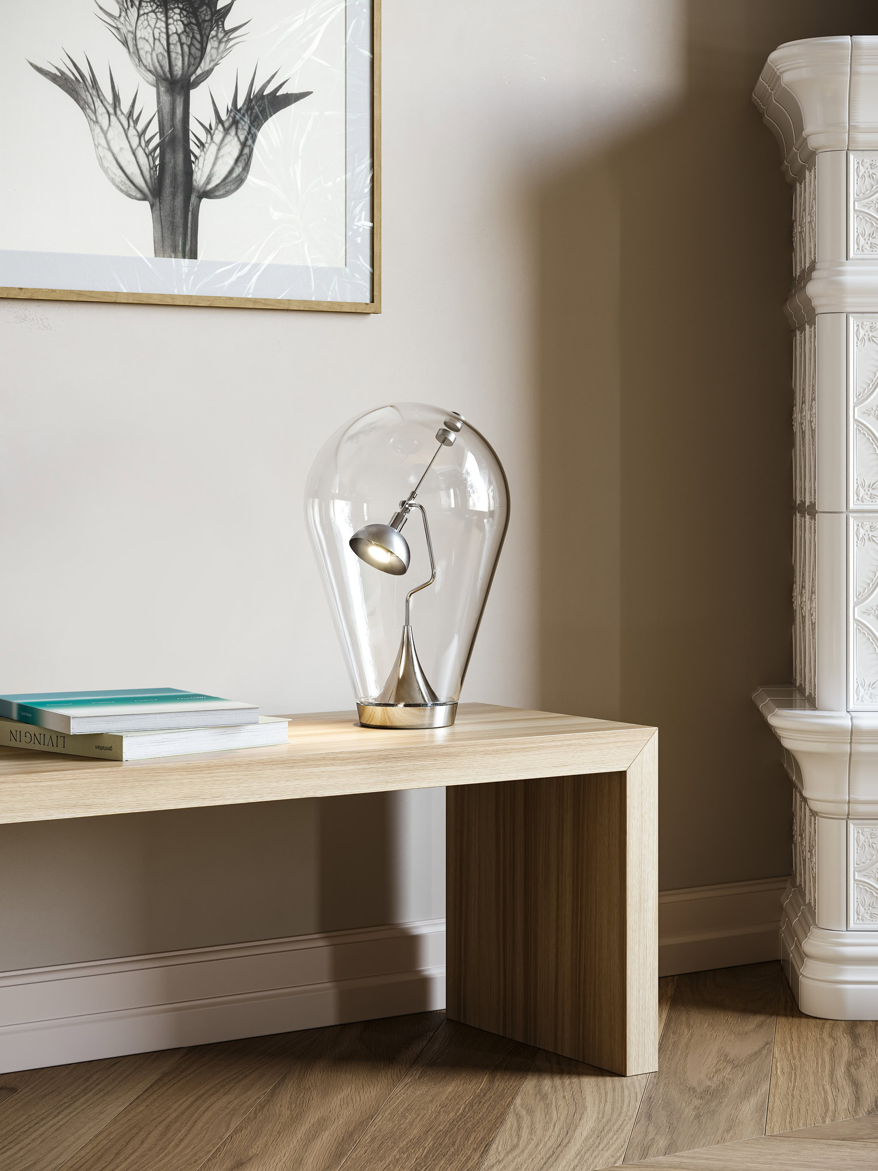 Blow TL 41cm incl. 4.5W 2700K chroom