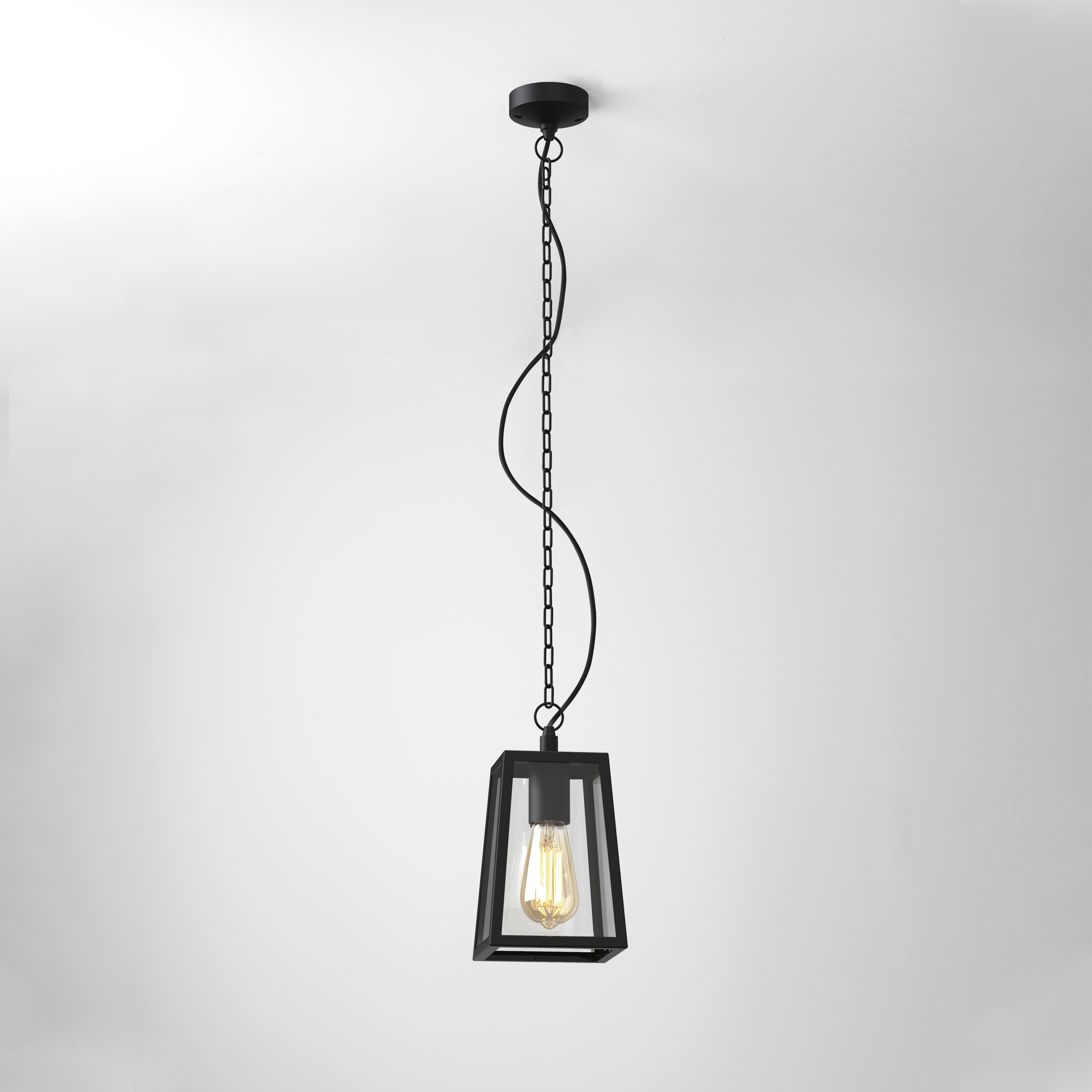Calvi Pendant BHL excl. E27 structuur zwart