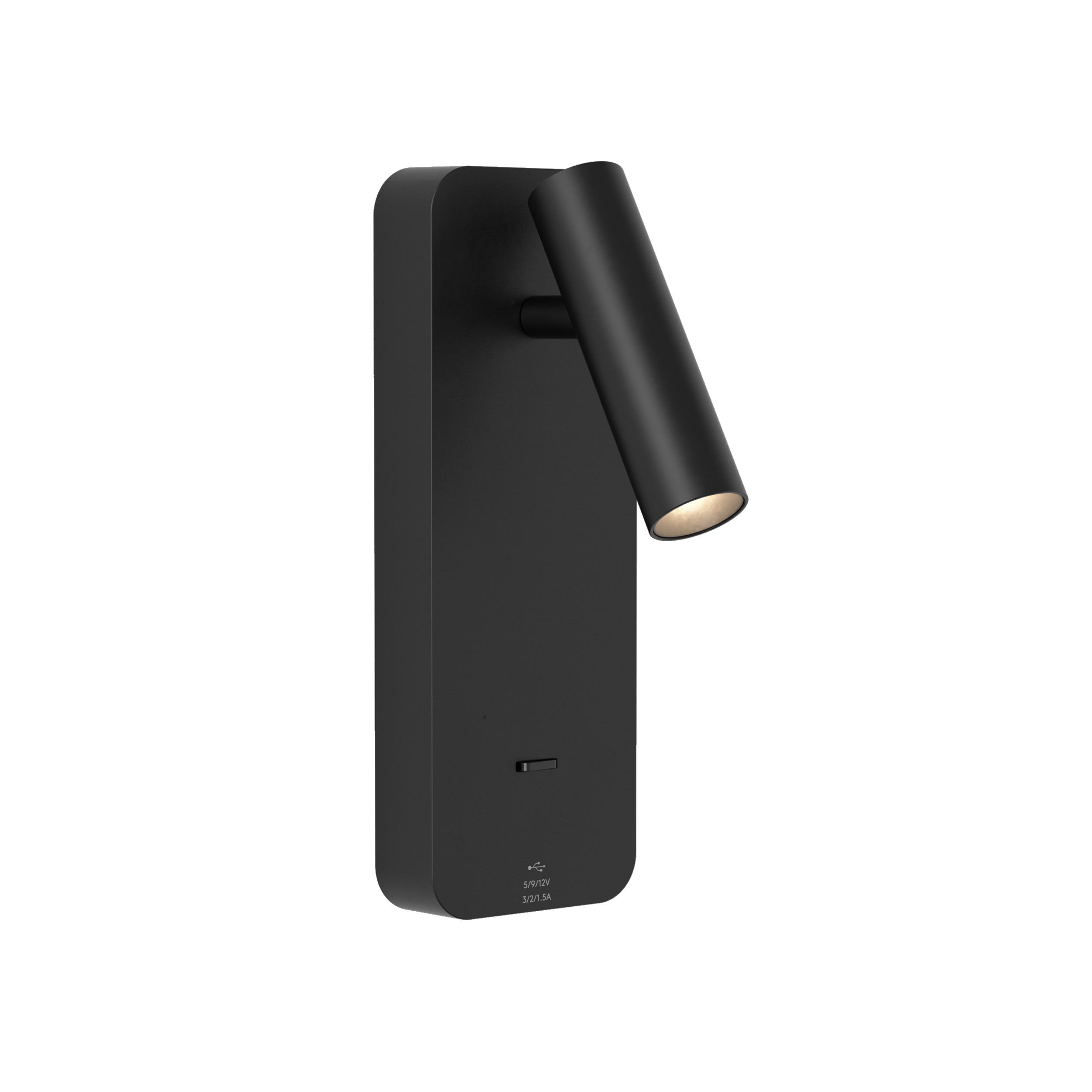 Enna Surface USB A+C LED WL 2700K mat zwart