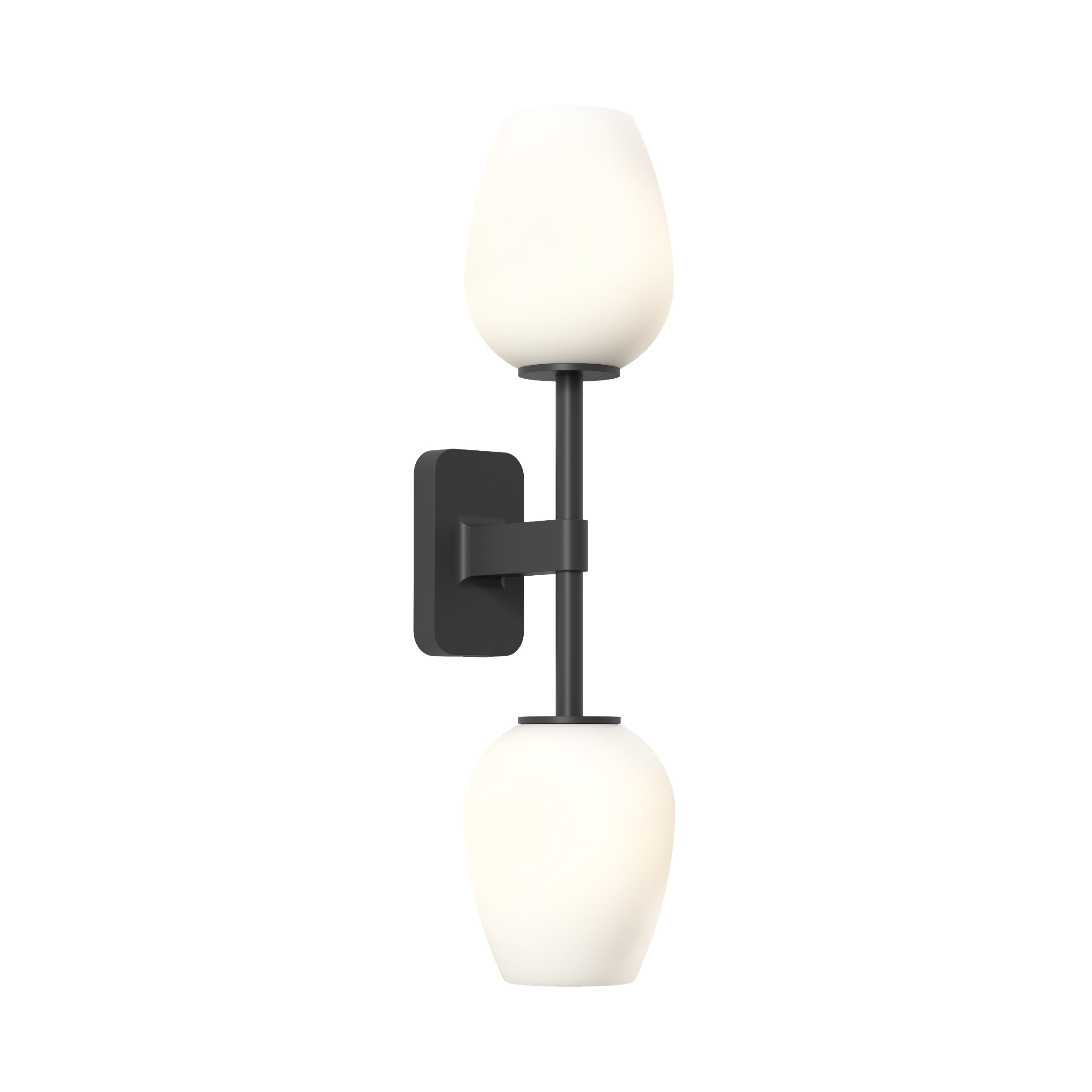 Tacoma Twin WL excl. 2x G9 mat zwart