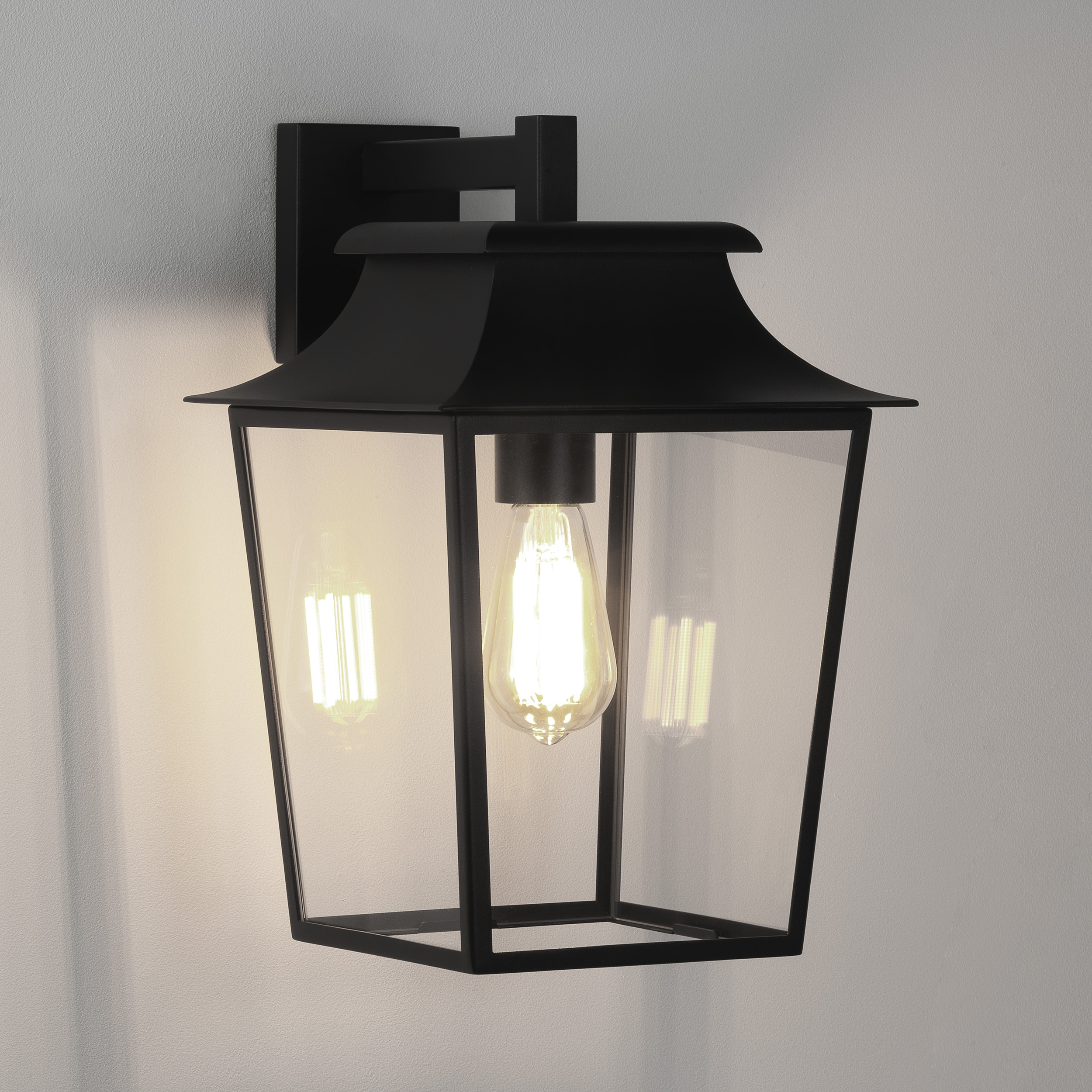 Richmond Lantern 254 BWL excl. E27 structuur zwart