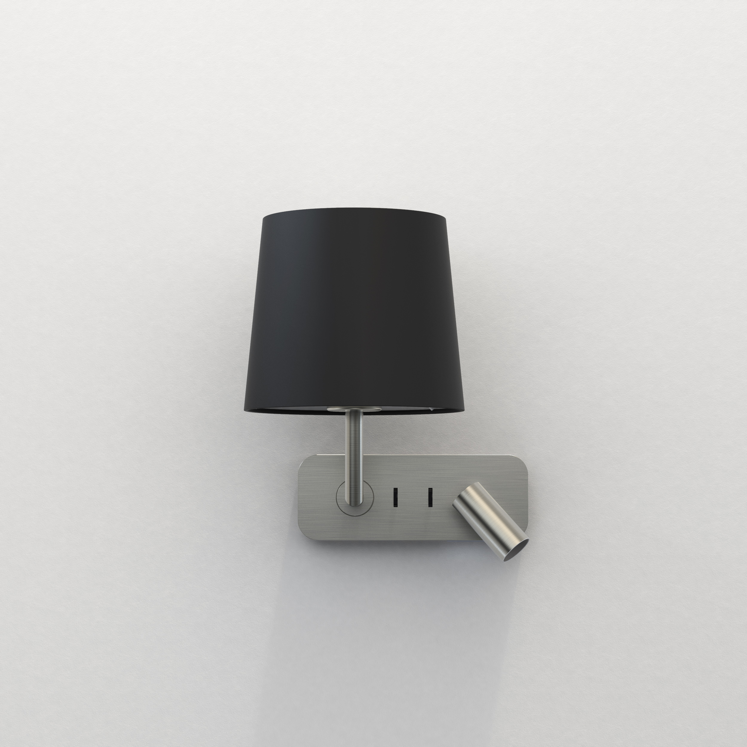 Side by Side LED WL 2700K mat nikkel
