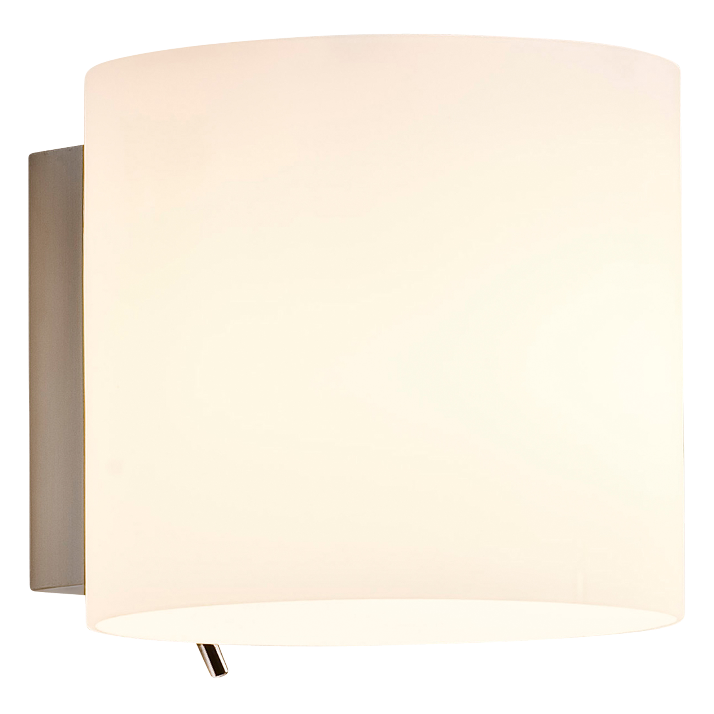 Luga Switched WL excl. E14 gelakt zilver/wit glas