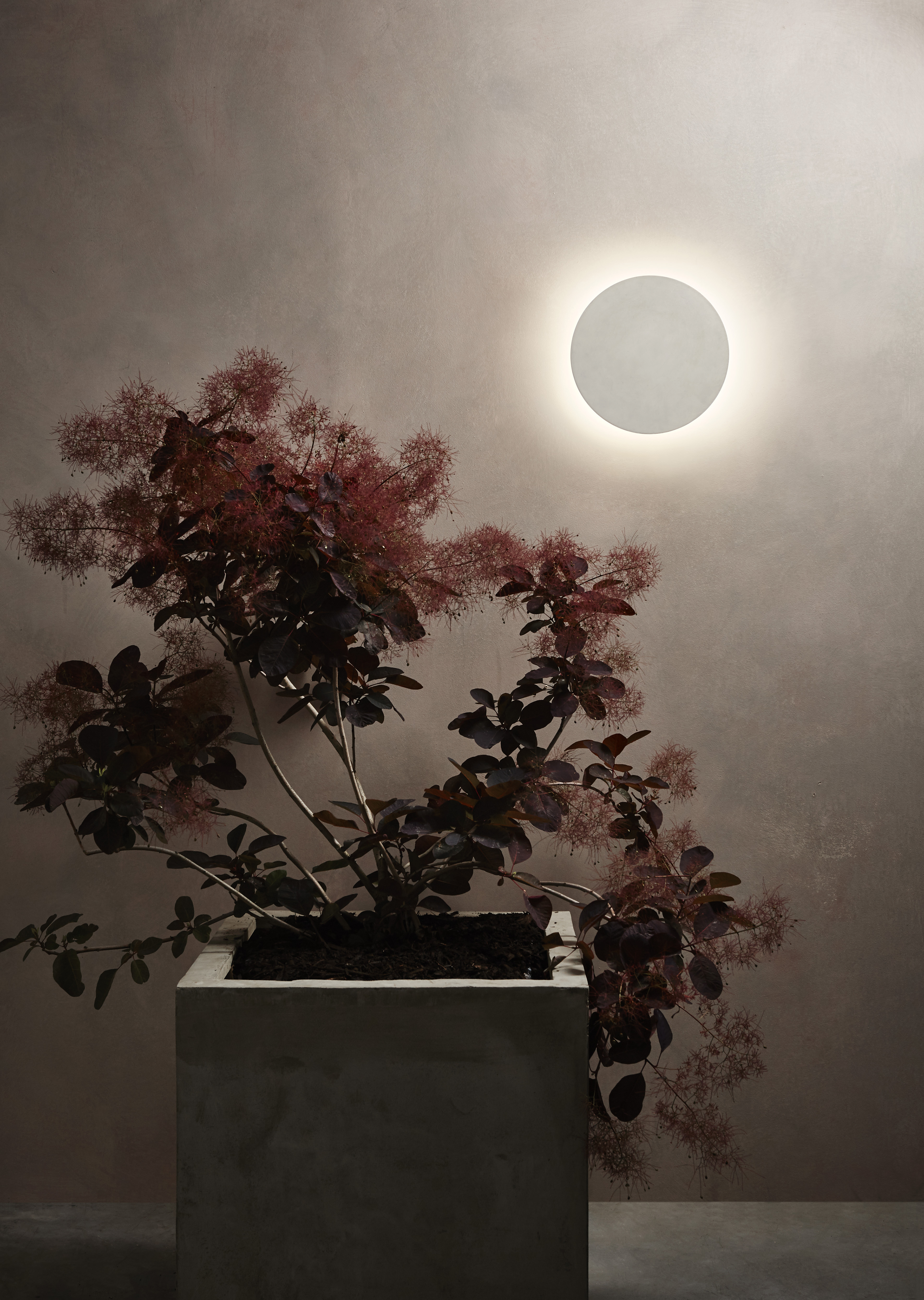 Eclipse Round 300 LED WL 3000K mat concrete