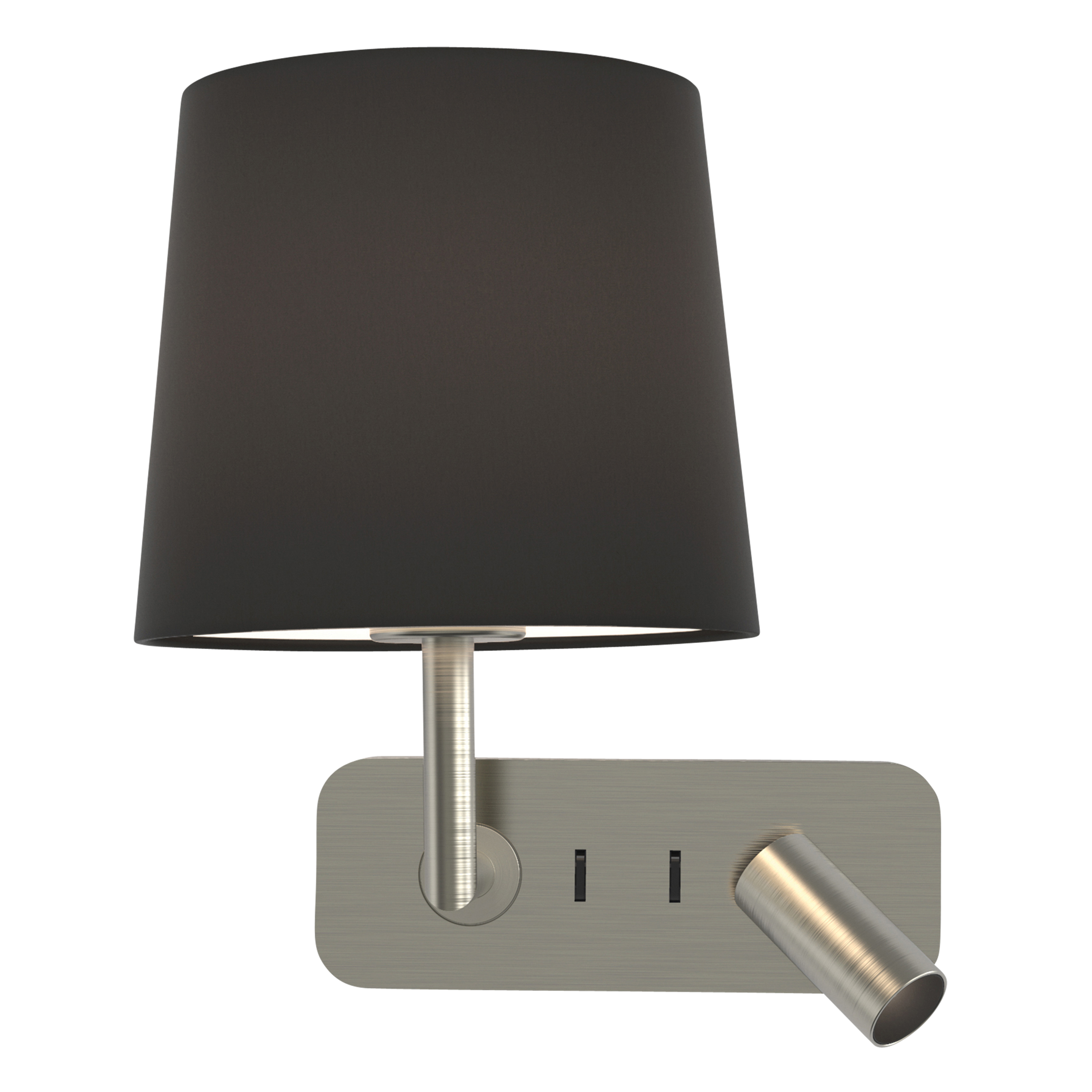 Side by Side LED WL 2700K mat nikkel