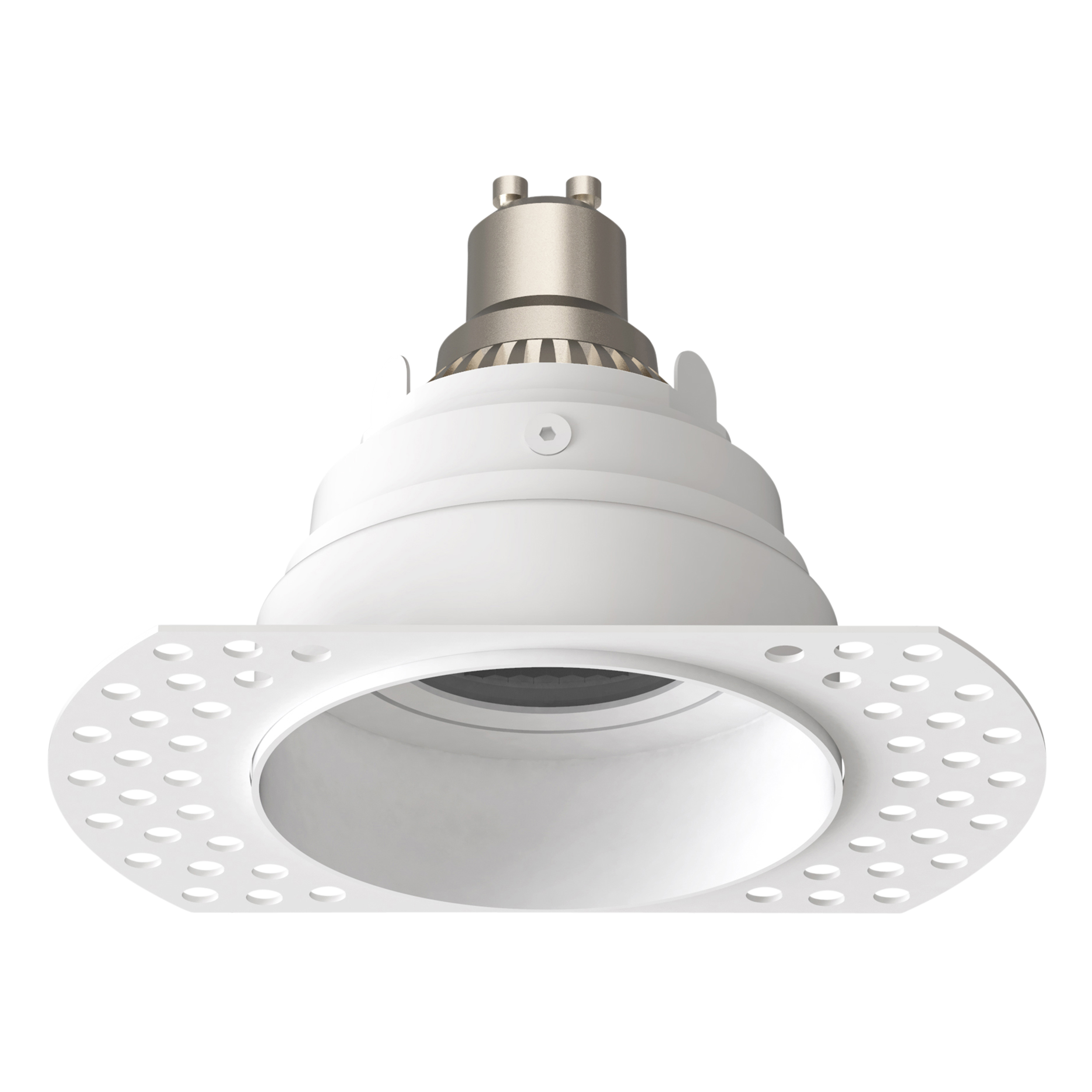 Trimless Slimline Round Adjustable FR IBS excl. GU10 mat wit