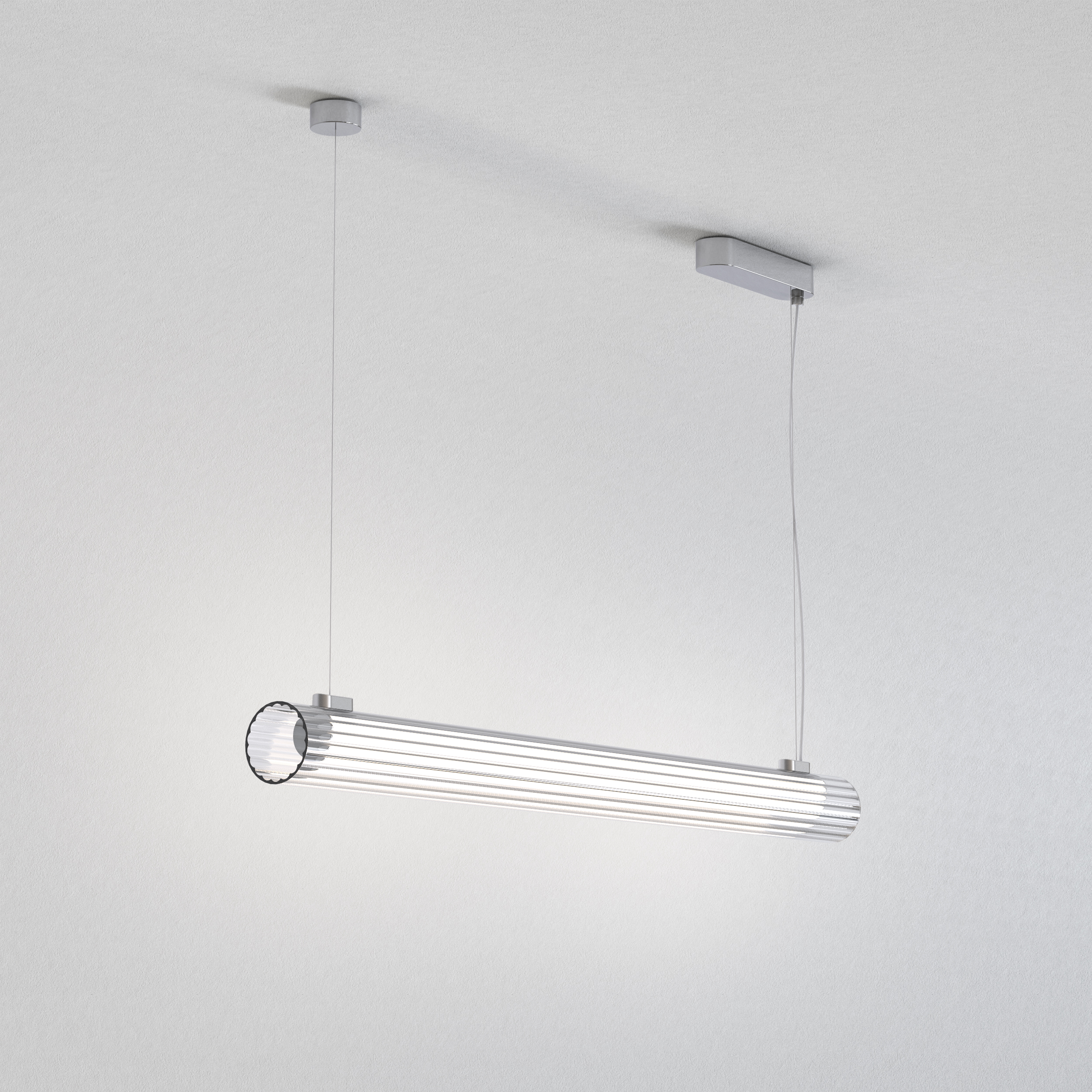 io Pendant 1000 LED HL 3000K chroom^