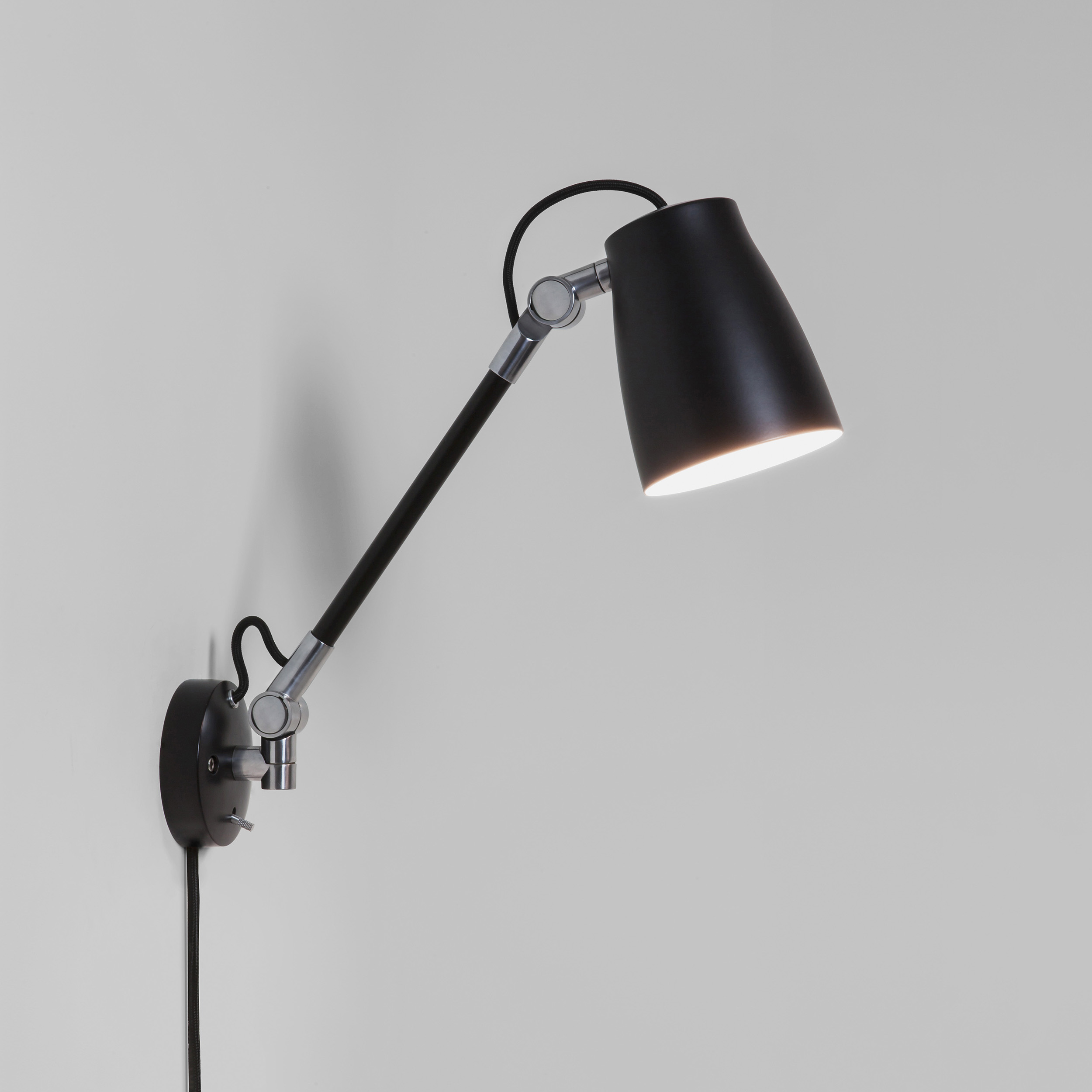 Atelier Grande Wall WL excl. E27 mat zwart