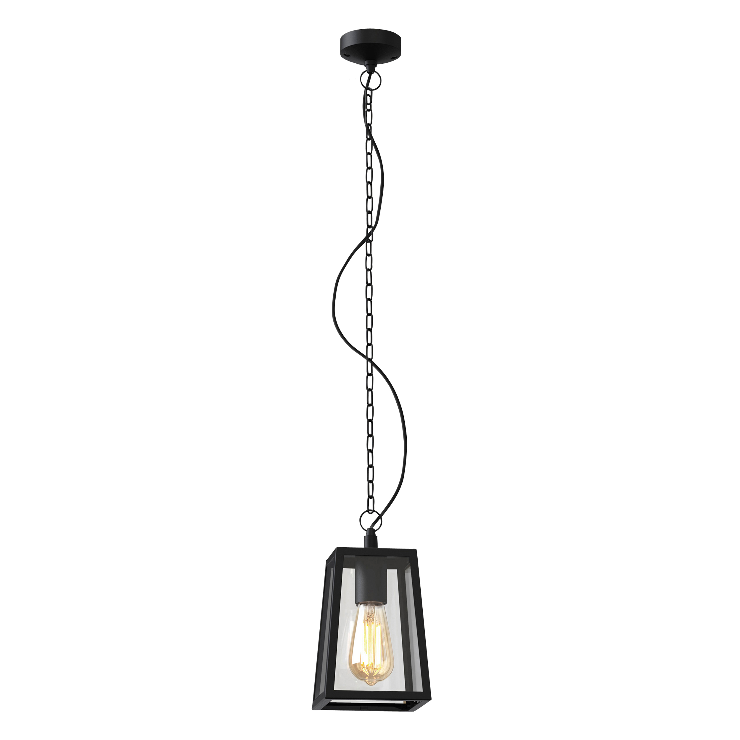 Calvi Pendant BHL excl. E27 structuur zwart