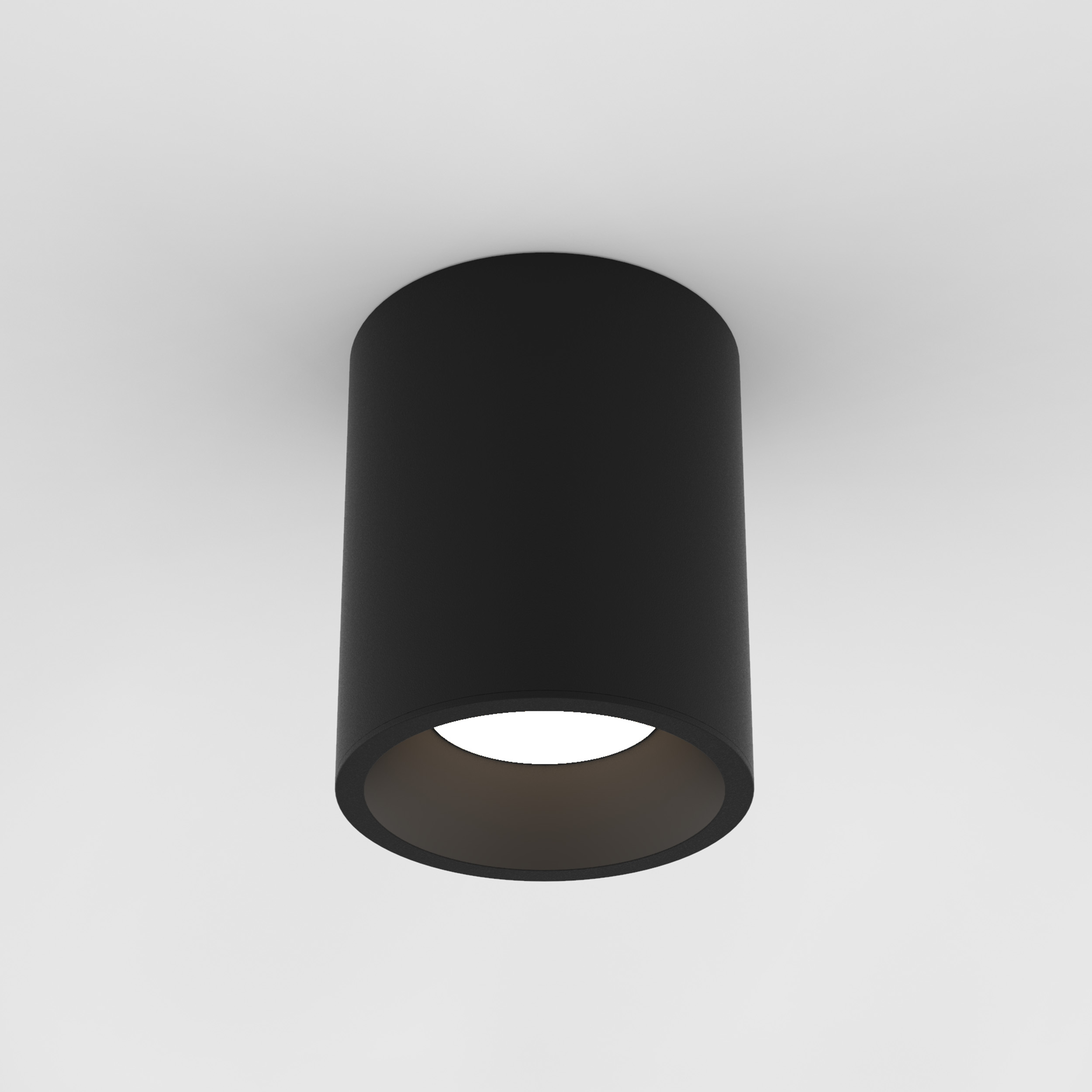 Kos Round 140 LED OBS 3000K AC dim structuur zwart