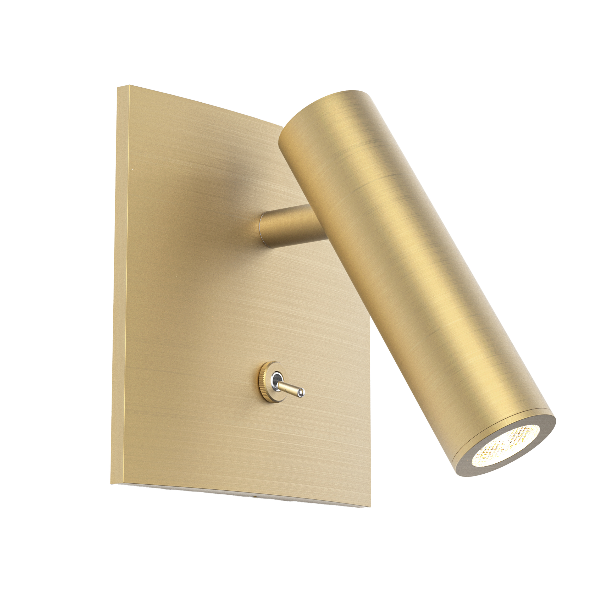 Enna Square Switched LED WL 2700K mat goud