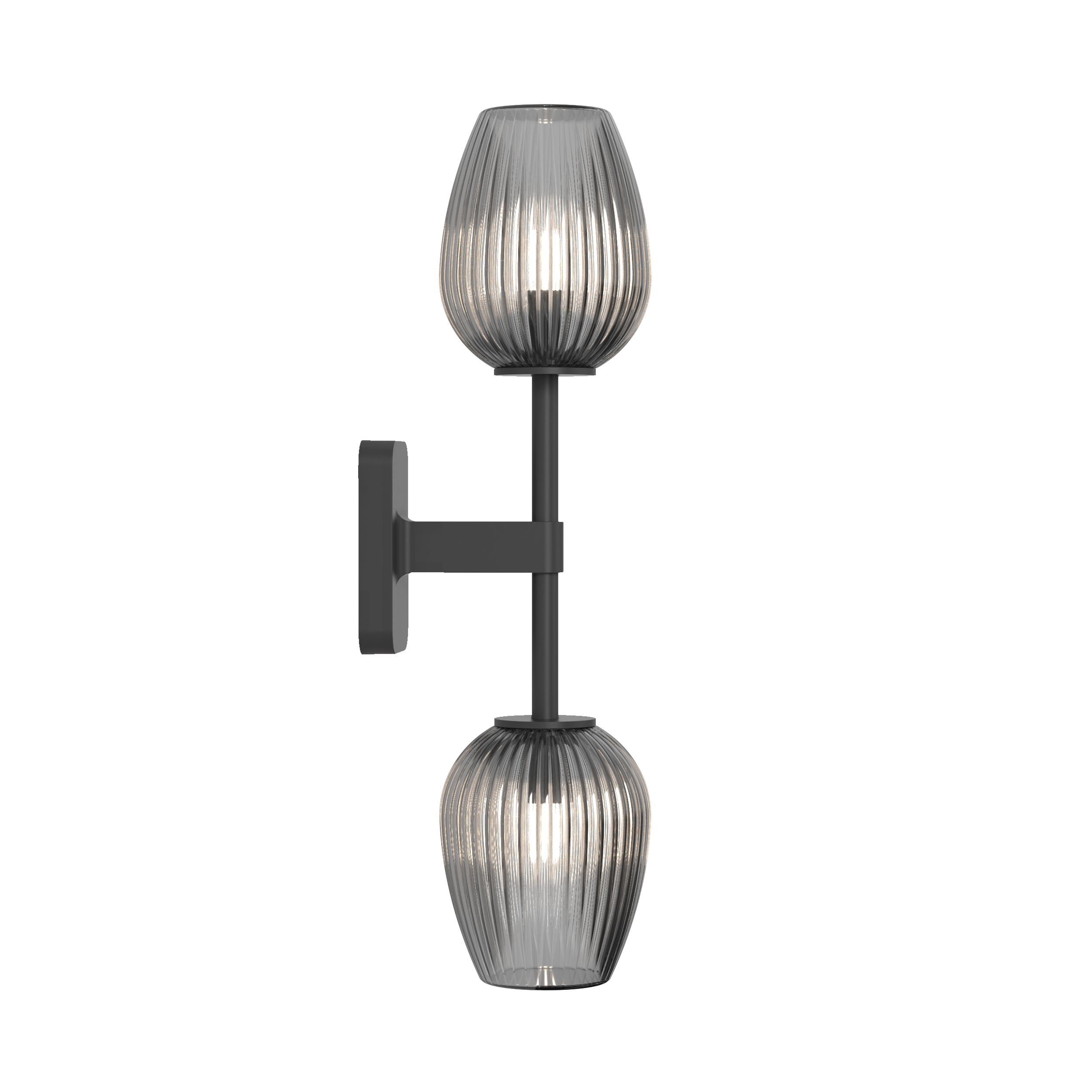 Tacoma Twin WL excl. 2x G9 mat zwart