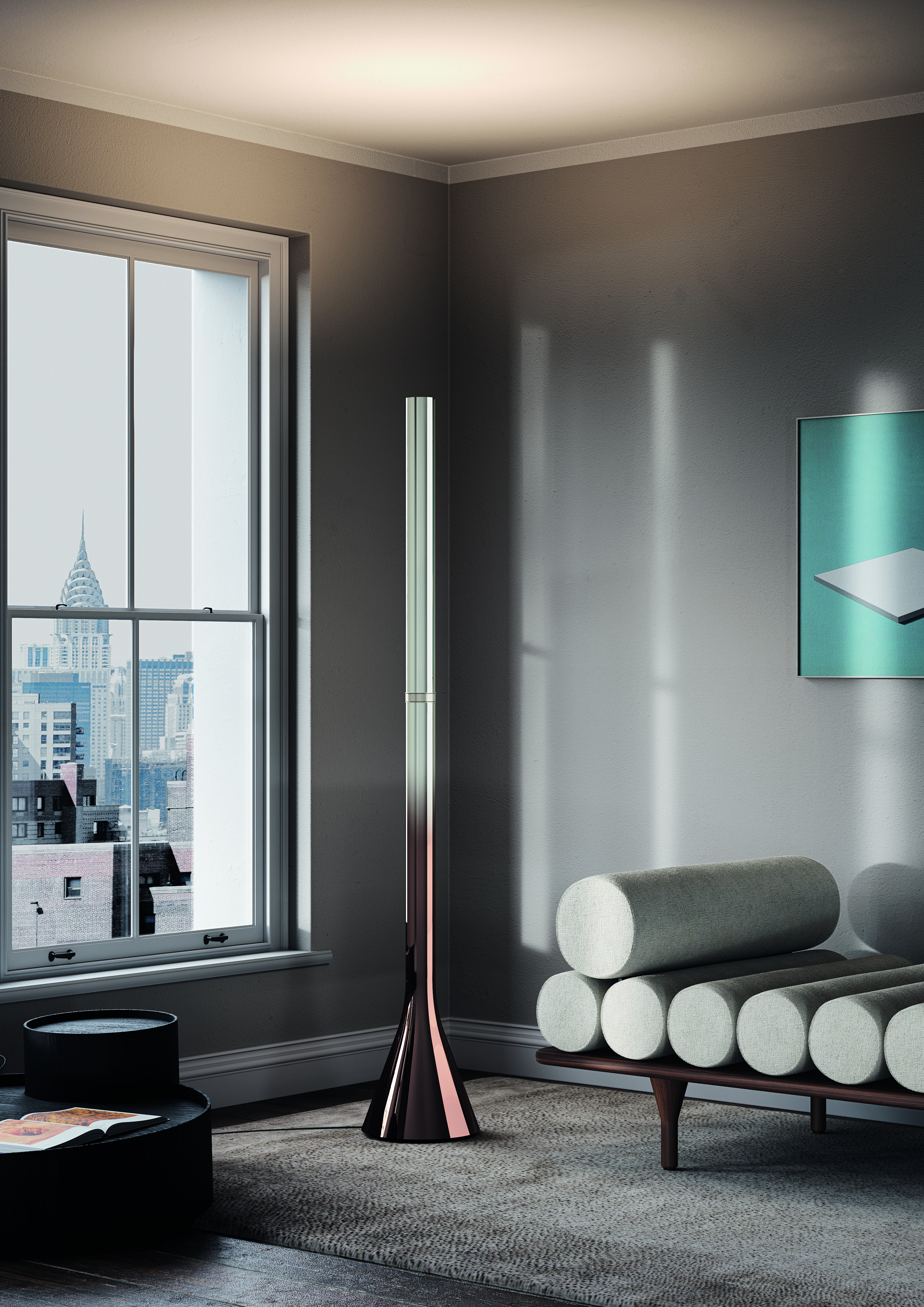 Lodes Croma vloerlamp groen