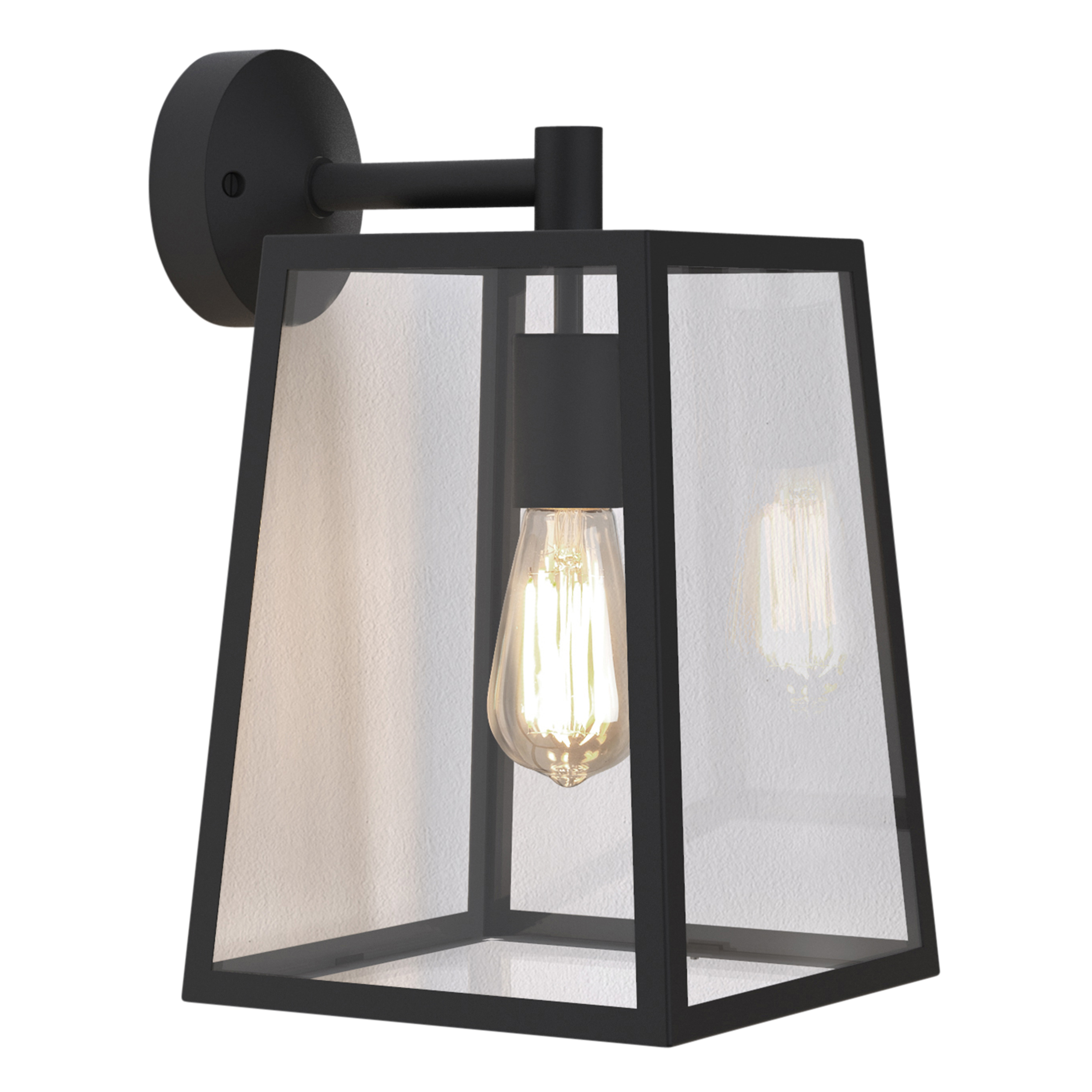 Calvi Wall 305 BWL excl. E27 structuur zwart