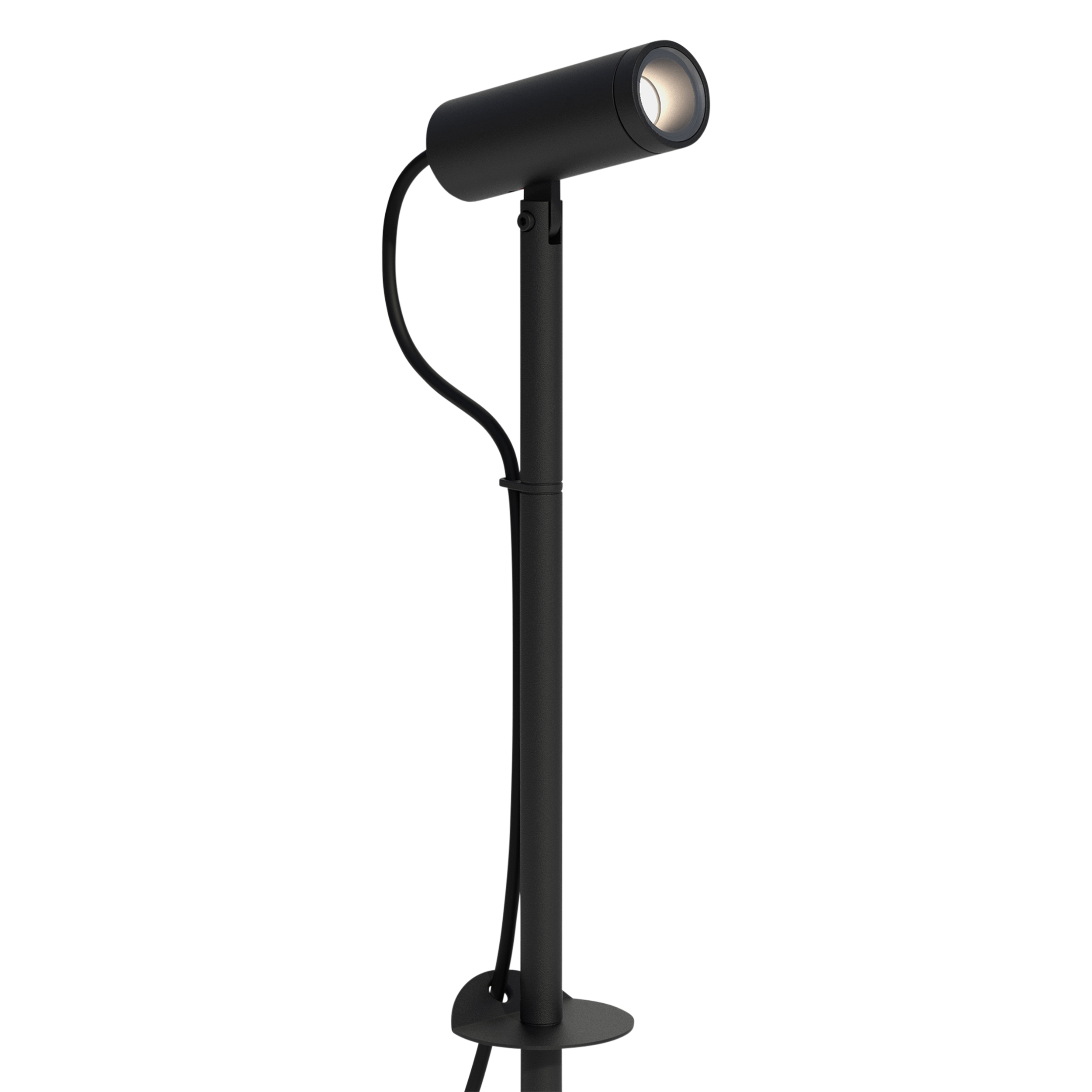 Myos Spike Spot LED IP65 3000K structuur zwart