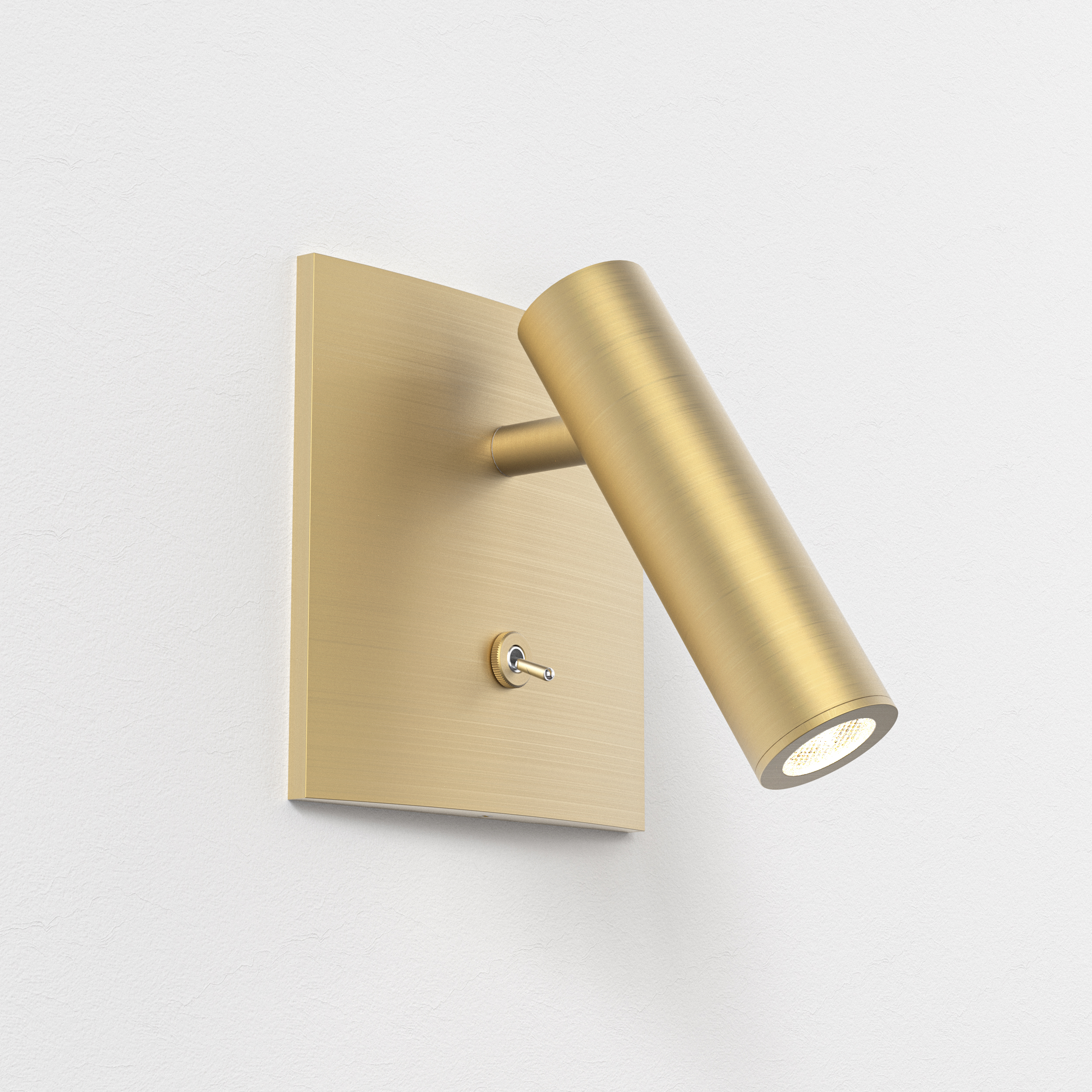 Enna Square Switched LED WL 2700K mat goud
